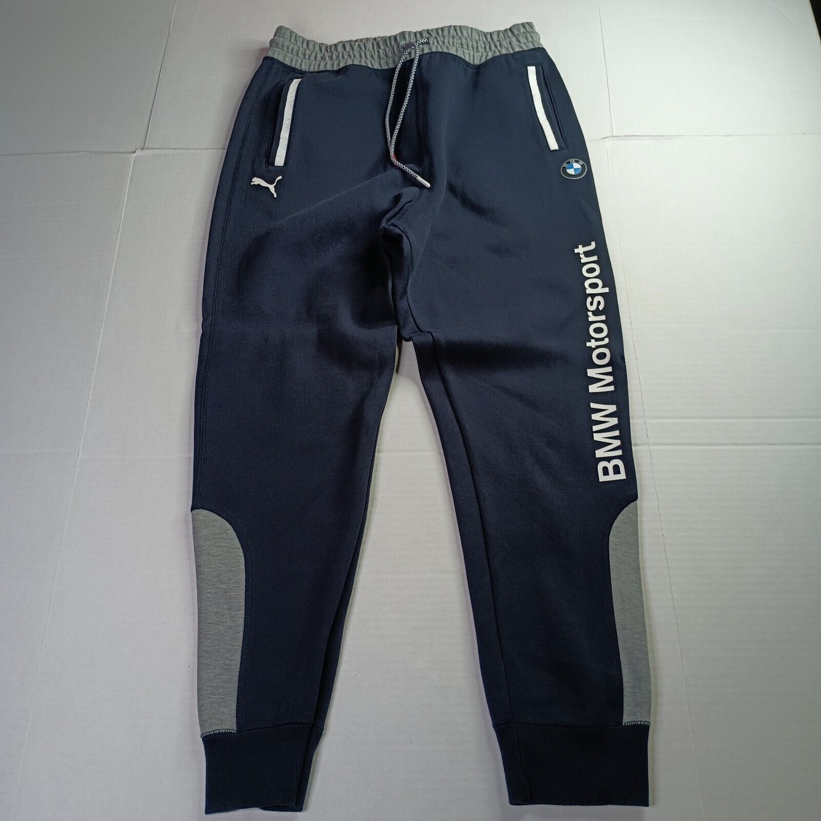 Puma BMW Motorsport Puma Sweatpants Men's Size M Blue Joggers Size US 28 / EU 44 - 1 Thumbnail