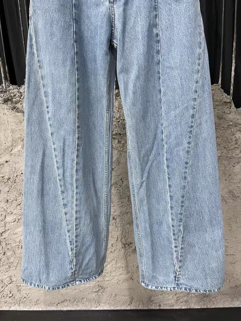 Maison Margiela Maison Margiela Deconstructed Denim WideLeg Pants-2506 Size US 38 / EU 54 - 4 Thumbnail