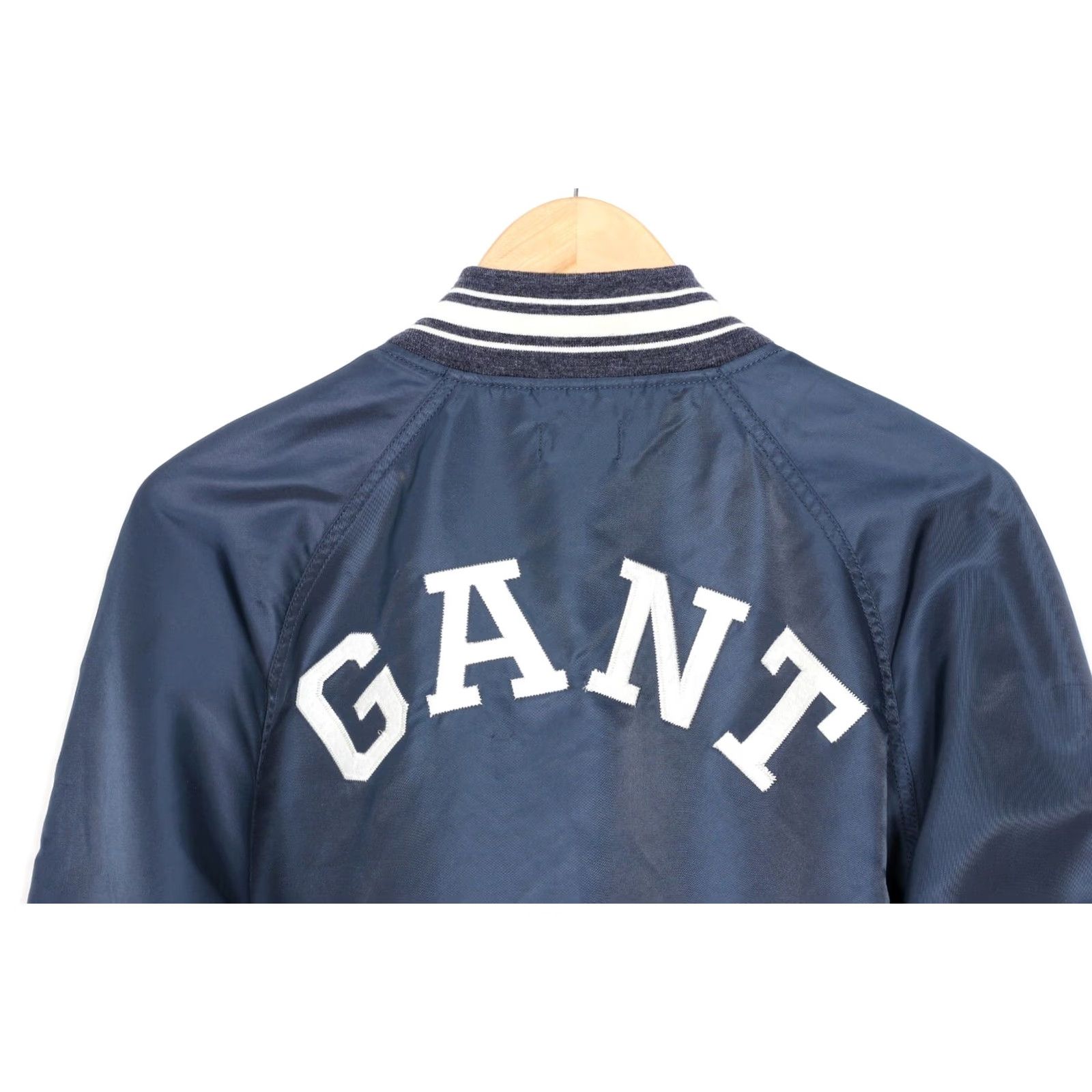 Gant GANT RUGGER Bomber Varsity Jacket Men M Light Navy Blue MJ3021 - Jacket, Men, Varsity, Blue, Casual, All Seasons Size US M / EU 48-50 / 2 - 4 Thumbnail