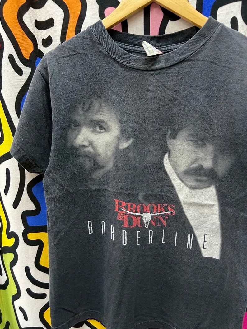 Vintage Vintage 90s Brooks and Dunn Band tshirt size M Size US M / EU 48-50 / 2 - 1 Thumbnail