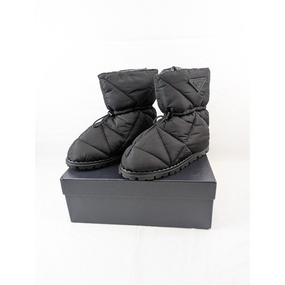 Prada o1rshd1 Puffer Boots in Black Size US 10 / EU 43 - 22 Thumbnail