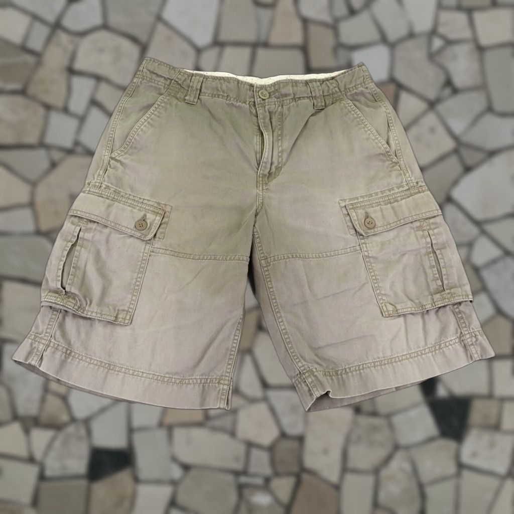 The North Face VINTAGE The North Face Cargo Shorts Mens 32 Long Brown Canvas Casual Hiking Camping Workwear Size US 32 / EU 48 - 1 Thumbnail