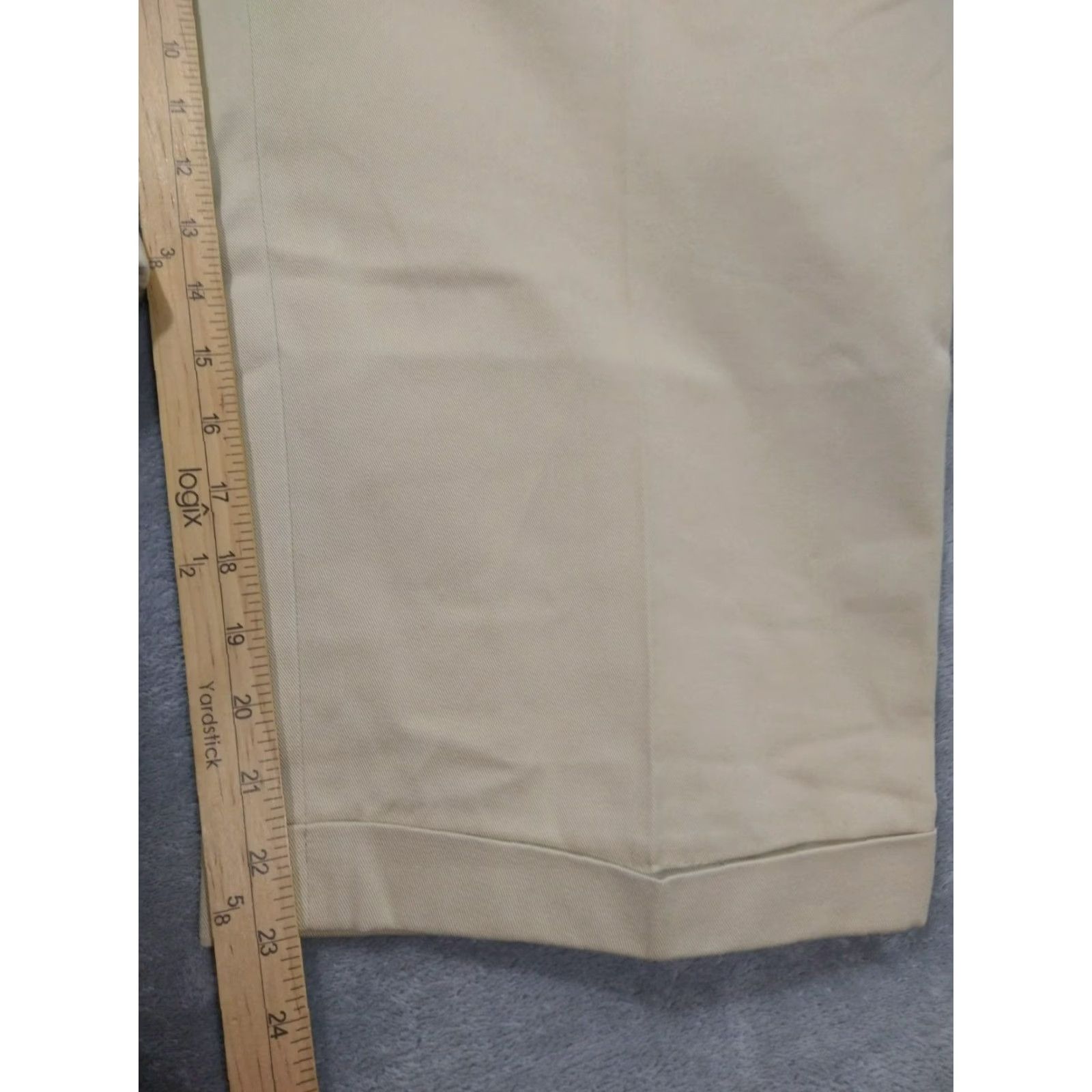Bills Khakis Bills Khakis Pants Mens 46 x 23 Beige Chino M2P Pleated Twill Cotton Straight Casual Business Vintage No Size US 30 / EU 46 - 5 Thumbnail