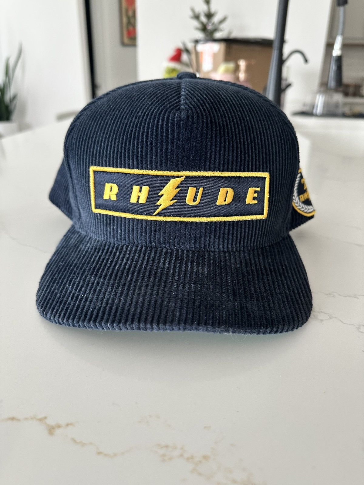 Rhude Rhude - 1st Place Corduroy Baseball Cap Size ONE SIZE - 3 Thumbnail