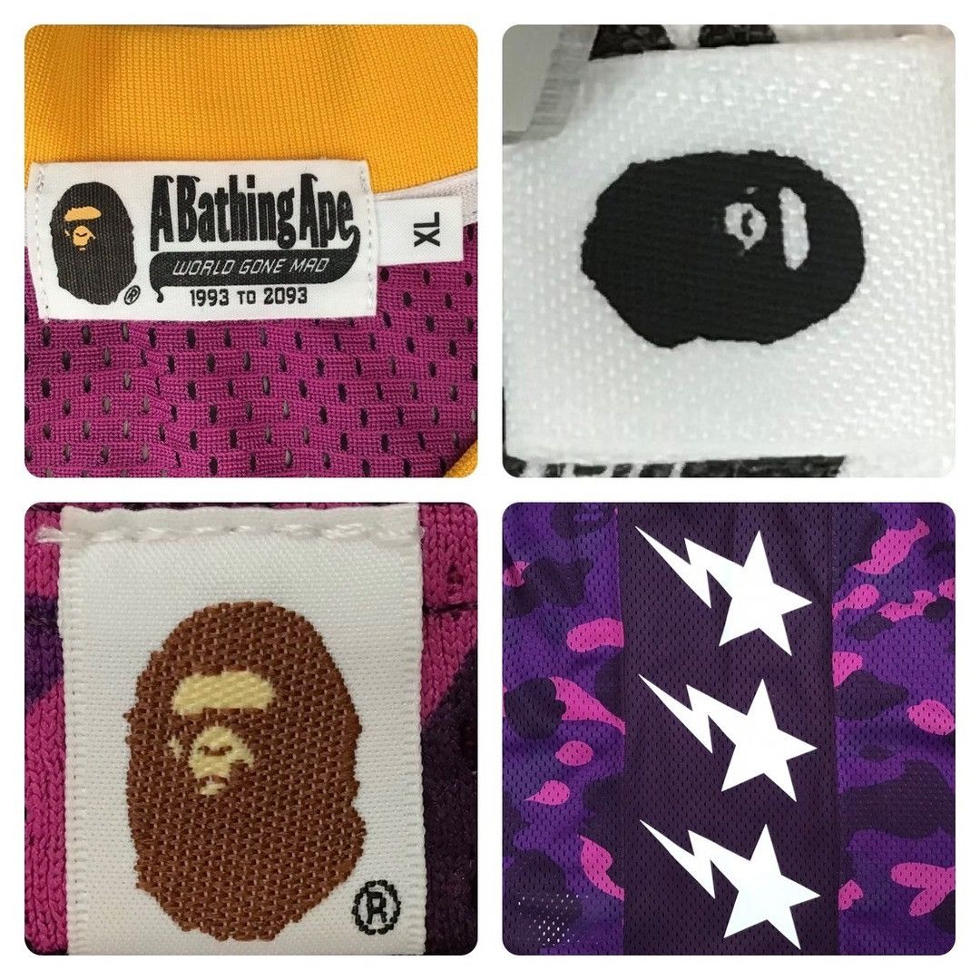 Bape BAPE STA Purple camo basketball tank top a bathing ape Size US XL / EU 56 / 4 - 8 Thumbnail