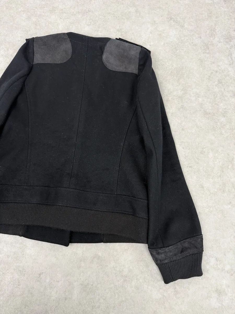 Balenciaga AW2007 Balenciaga Black Officer Buttoned Wool Peacoat by Nicolas Ghesquiere Size XS / US 0-2 / IT 36-38 - 11 Thumbnail