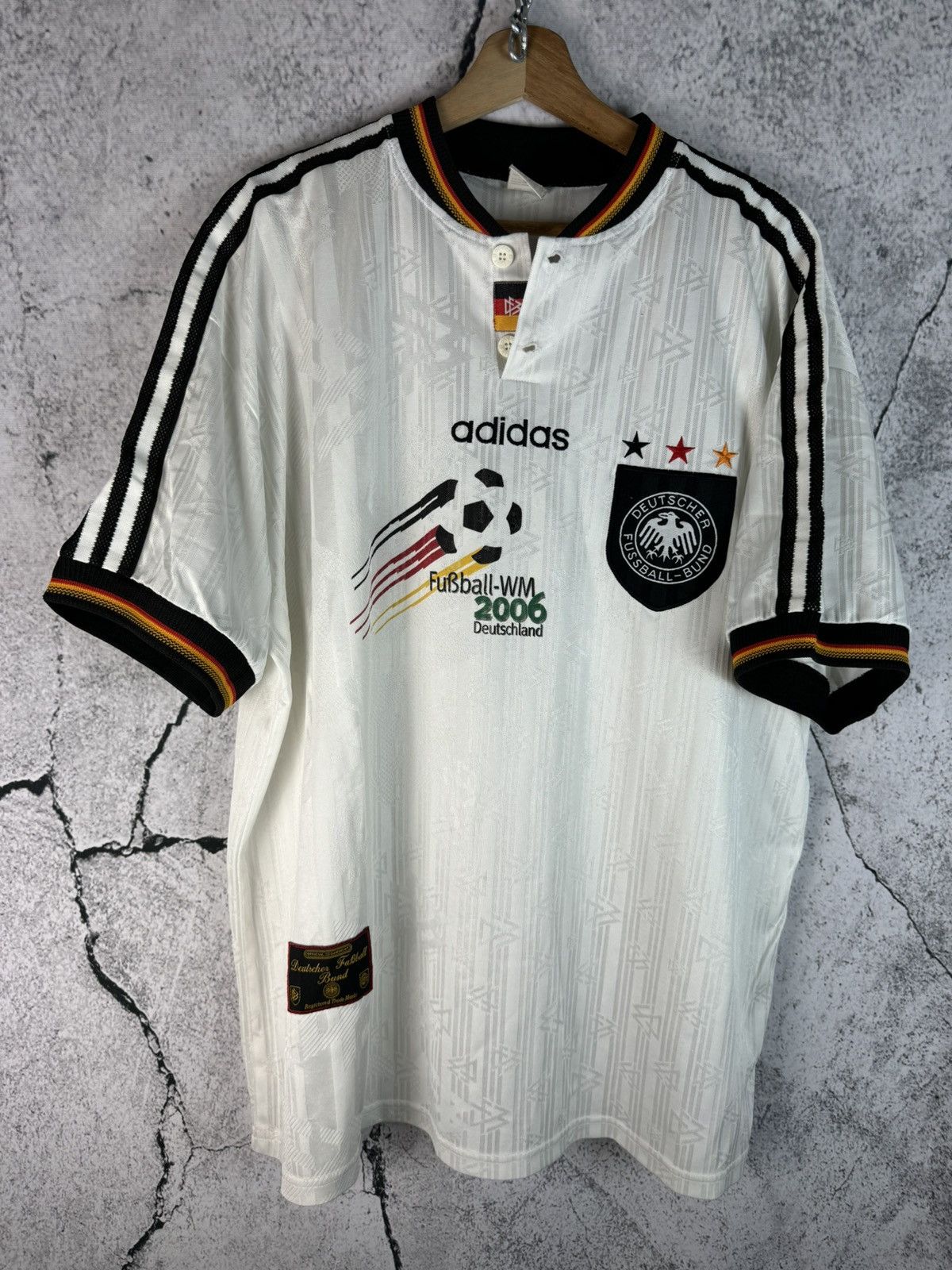Adidas Germany Deutschland Shirt Soccer Football Adidas World Cup Size US XXL / EU 58 / 5 - 1 Thumbnail