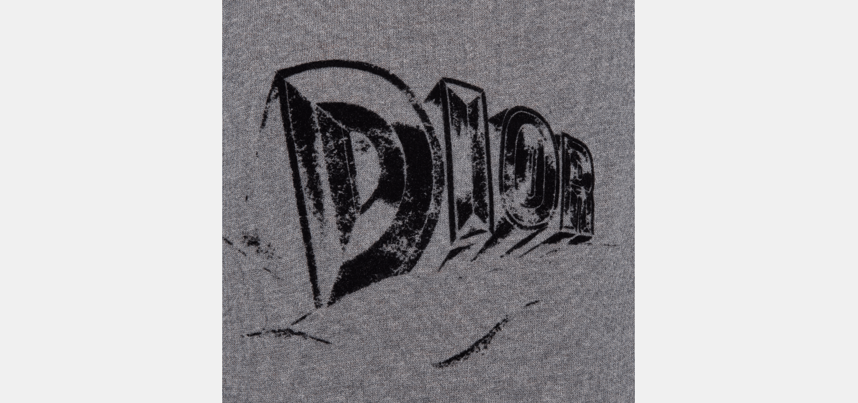 Dior o1w1db10824 Oversized Hooded Sweatshirt in Gray Size US XXL / EU 58 / 5 - 3 Thumbnail