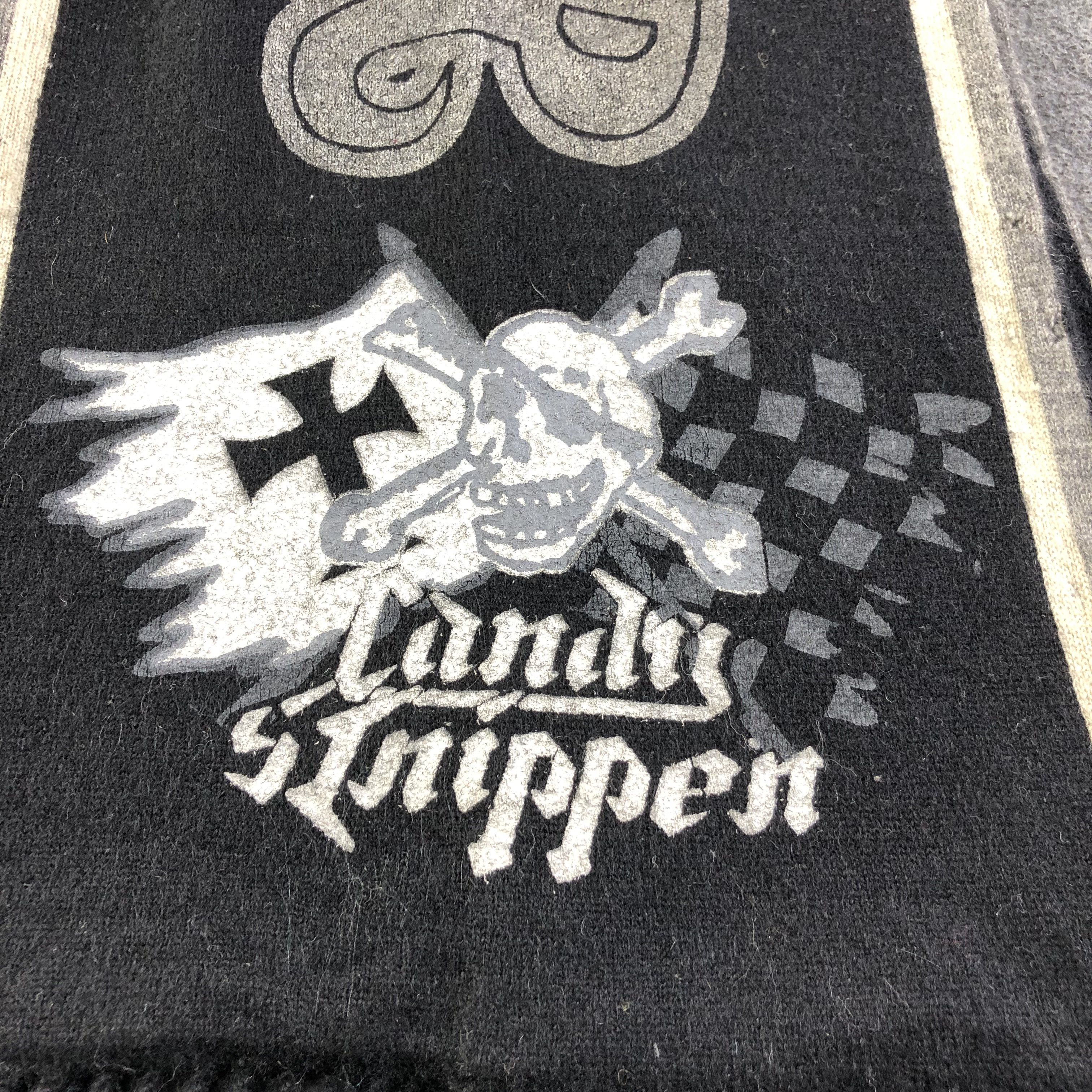 Vintage Candy Stripper Wool Scarf Muffler V1907 Size ONE SIZE - 4 Thumbnail