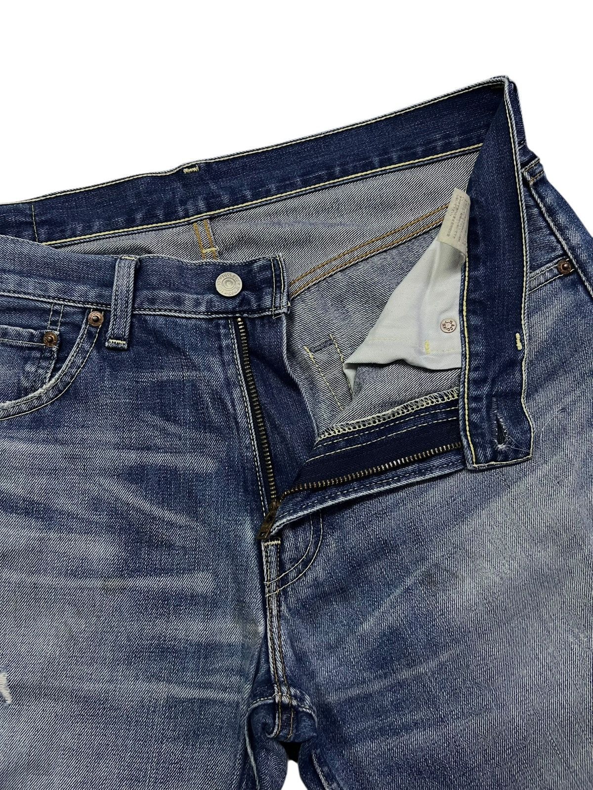 Levi's Baggy Vintage 06s Levi’s 503- Faded Wash, Distressed Denim Size US 33 - 9 Thumbnail