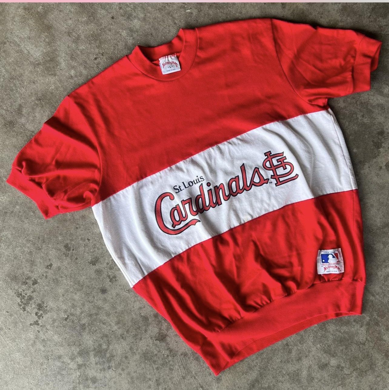 Nutmeg × Vintage St. Louis Cardinals T Shirt Size Large by Nutmeg Size US L / EU 52-54 / 3 - 1 Thumbnail