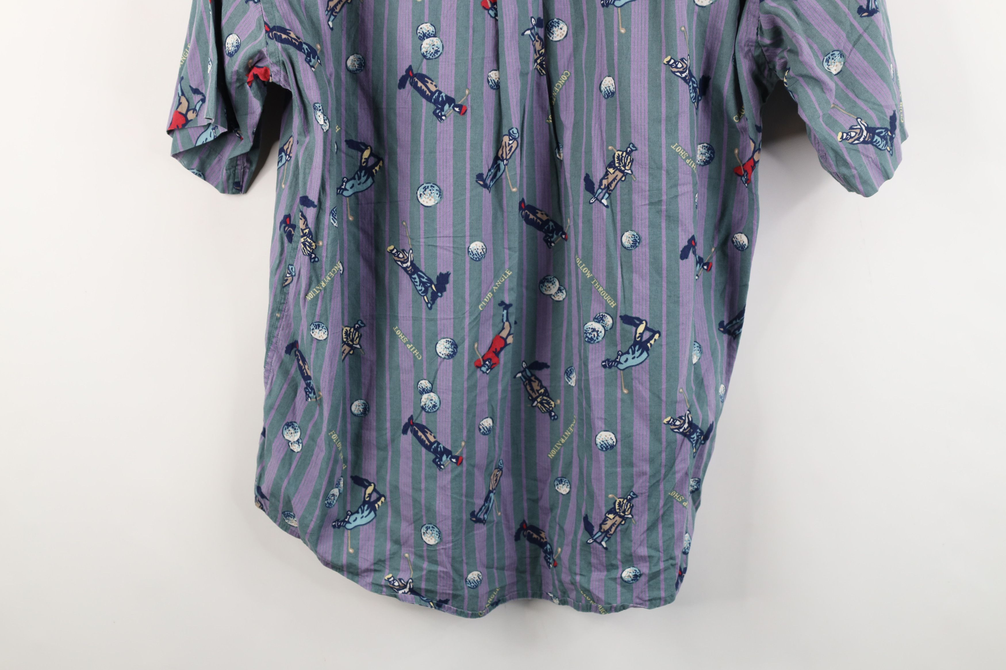 Vintage Vintage 90s Streetwear Over Print Short Sleeve Button Shirt Size US M / EU 48-50 / 2 - 14 Thumbnail