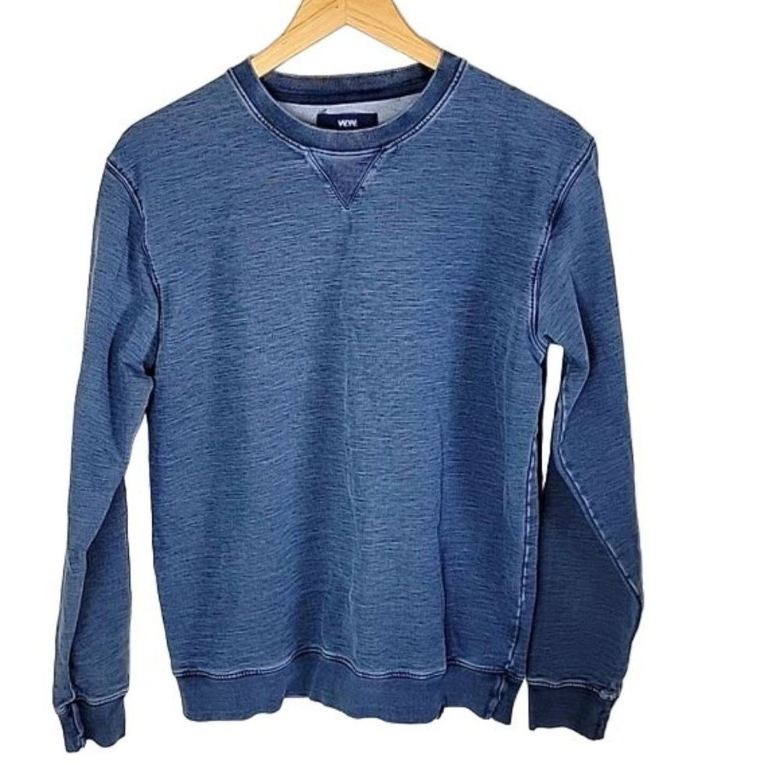 Wood Wood Wood Wood Denim Mens Crew Neck Insulated Sweatshirt Size US M / EU 48-50 / 2 - 10 Thumbnail