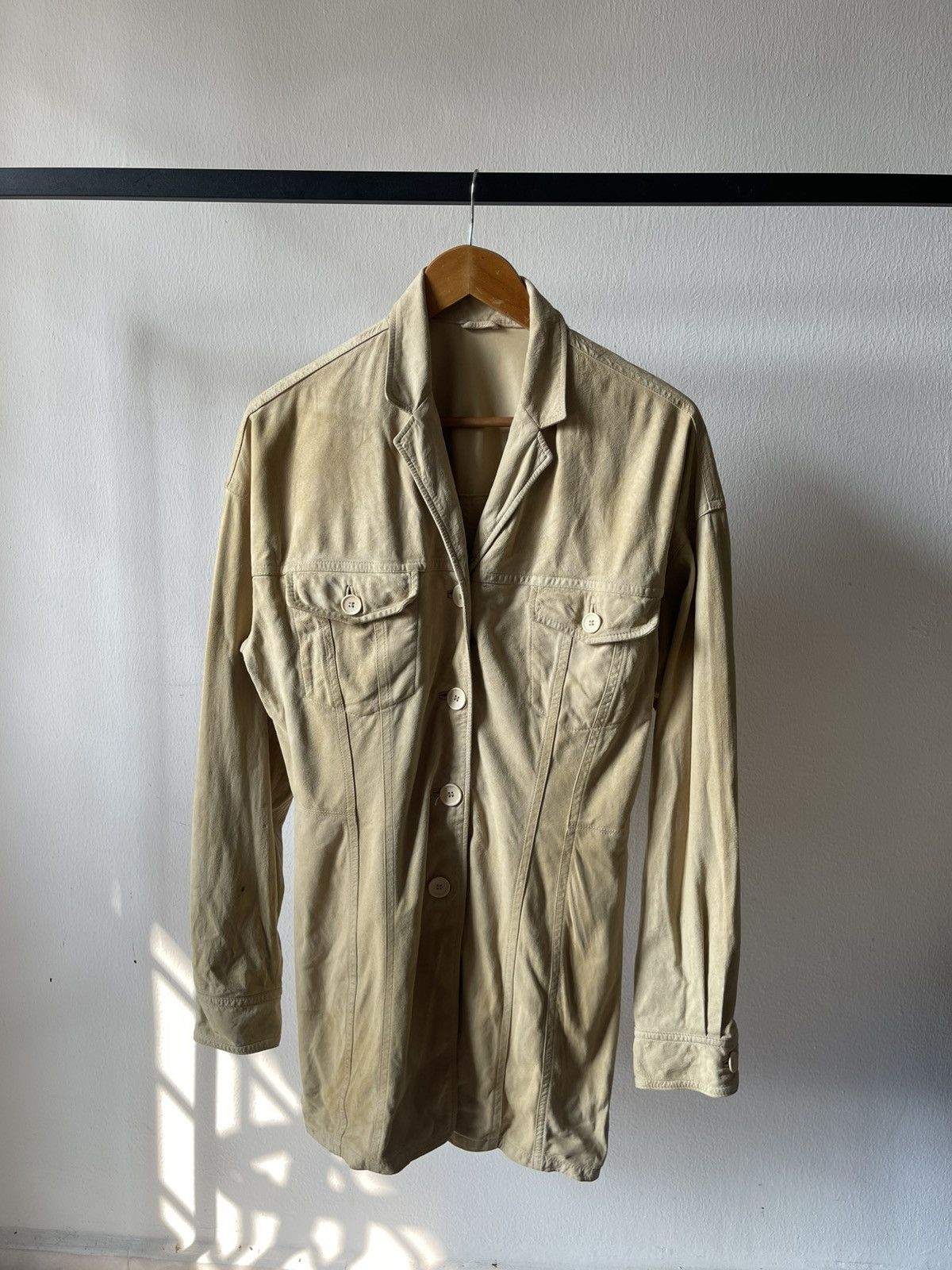 Jil Sander Vintage Jil Sander Raf Simons Era Suede Leather Jacket Size US M / EU 48-50 / 2 - 3 Thumbnail