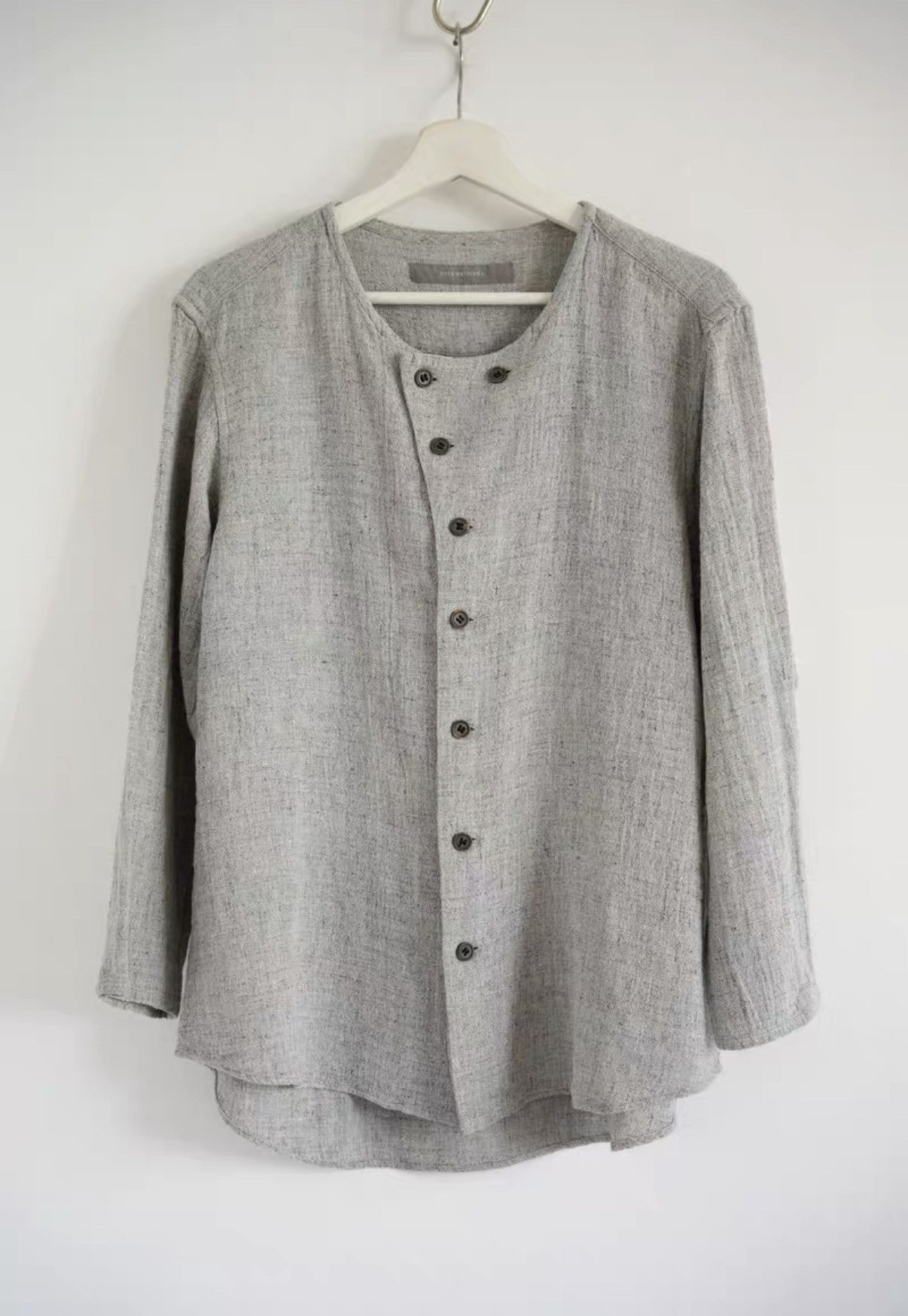Yohji Yamamoto Yuta Matsuoka Multi-Button Linen Shirt K4 Size US S / EU 44-46 / 1 - 1 Thumbnail