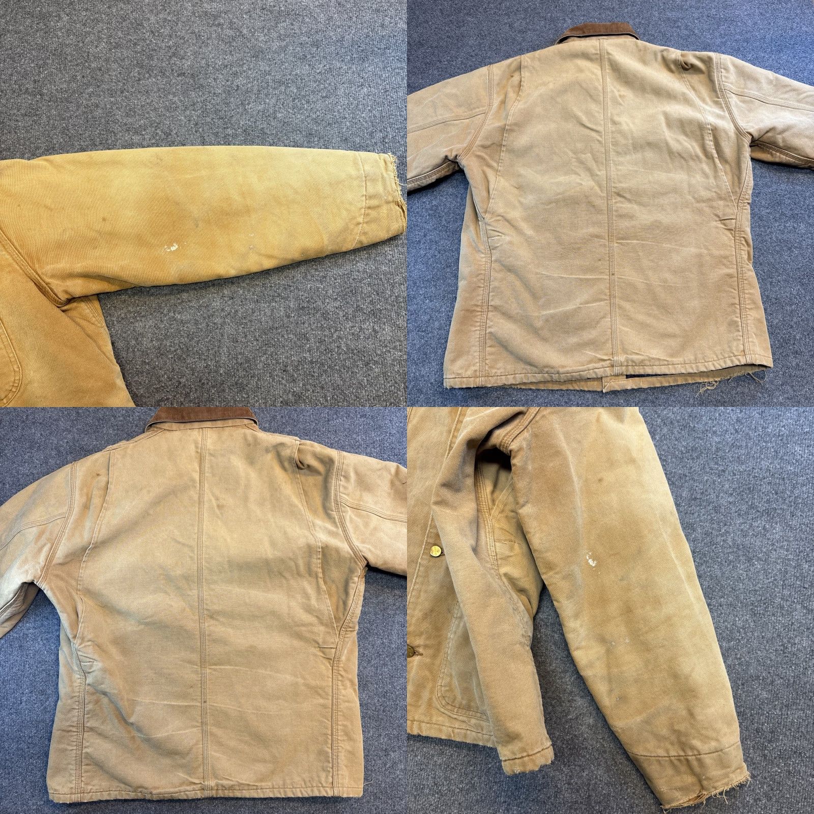 Carhartt VINTAGE Carhartt Barn Chore Coat Blanket Lined Mens 50 Brown Workwear Distressed Casual Size US M / EU 48-50 / 2 - 8 Thumbnail
