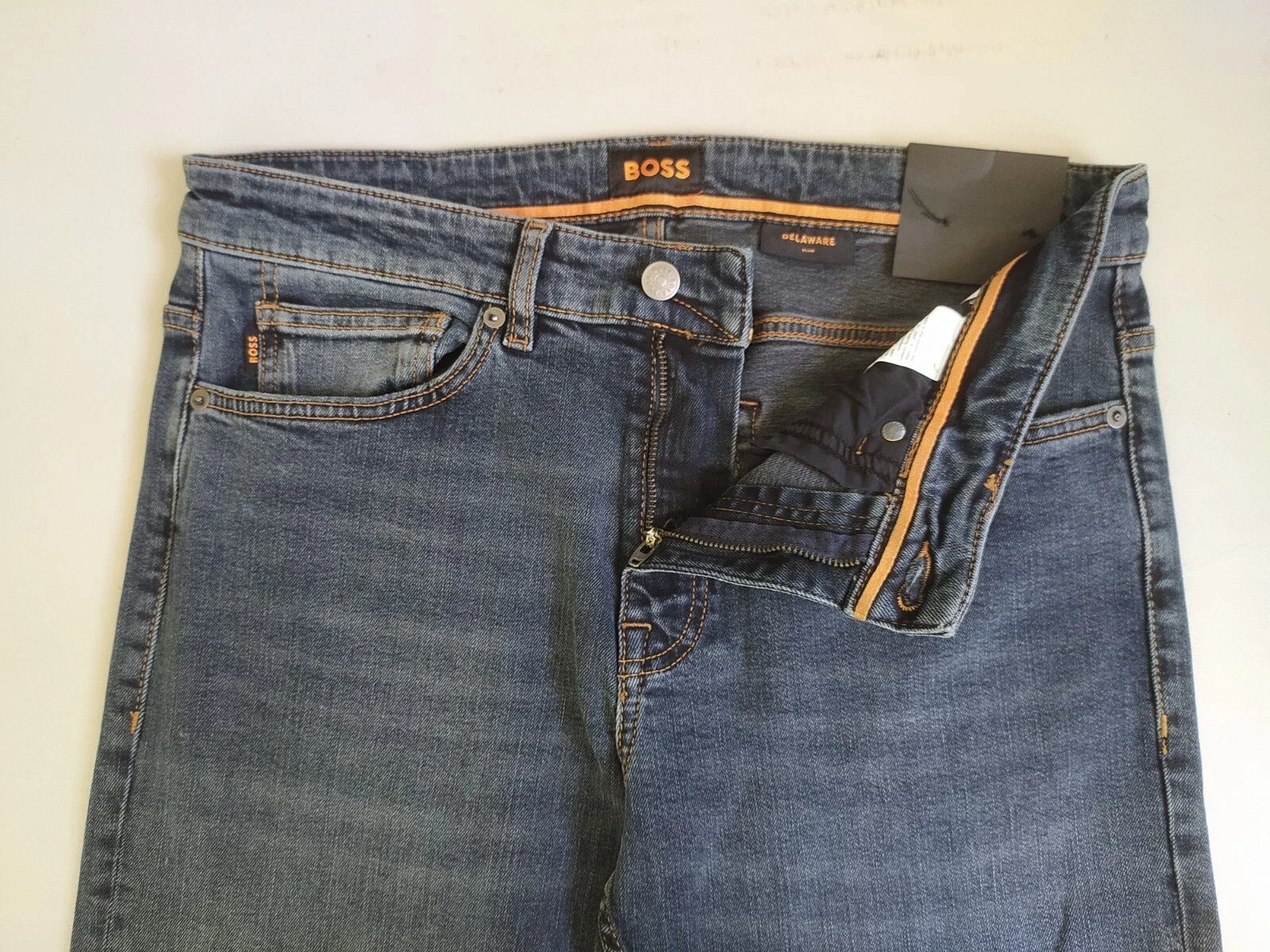 Hugo Boss HUGO BOSS DELAWARE Slim fit men's Jeans T 1221 Size US 32 / EU 48 - 5 Thumbnail