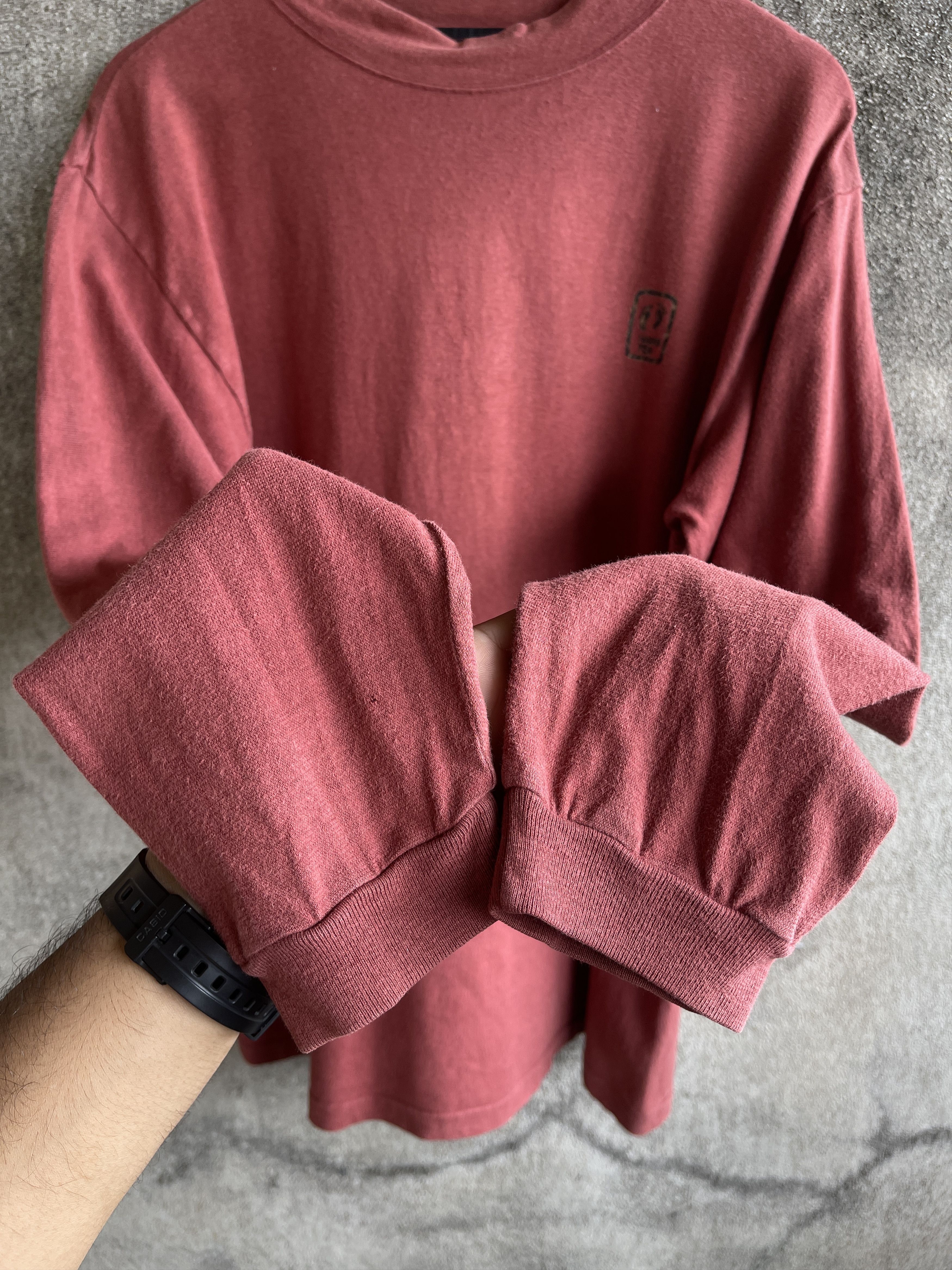 Hang Ten Vintage90s🔥Hang Ten🔥Big Logo Single Stitch Longsleeve Tshirt Size US M / EU 48-50 / 2 - 7 Thumbnail