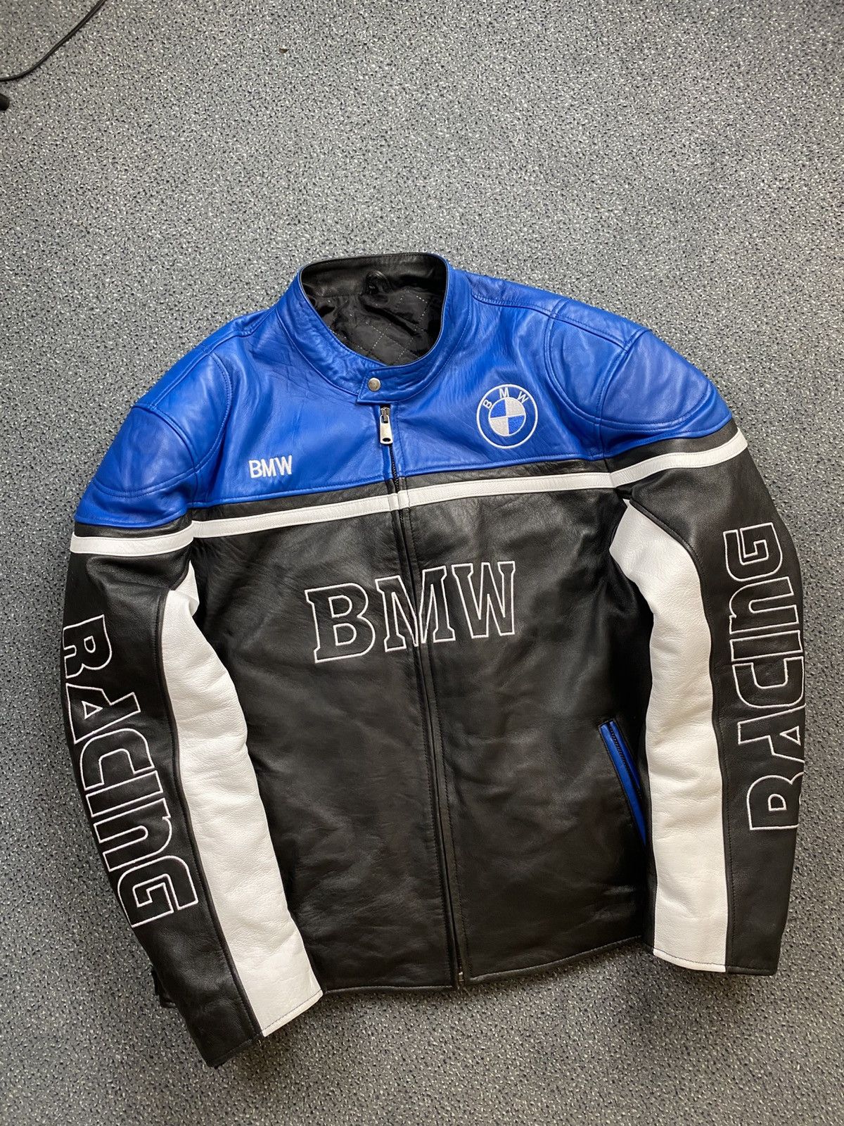 Bmw × Racing vintage BMW RACING leather jacket🏁🏎️ | Grailed