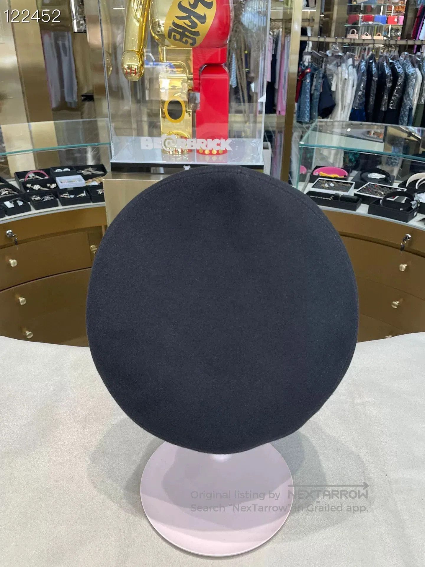 Hermes Hermès Black Wool Beret Size 59. Size ONE SIZE - 4 Thumbnail