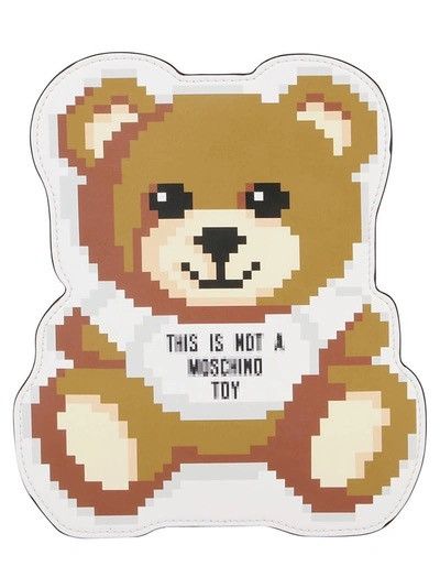Moschino Moschino Runway The Sims Pixel Teddy Bear Crossbody Bag Size ONE SIZE - 18 Thumbnail