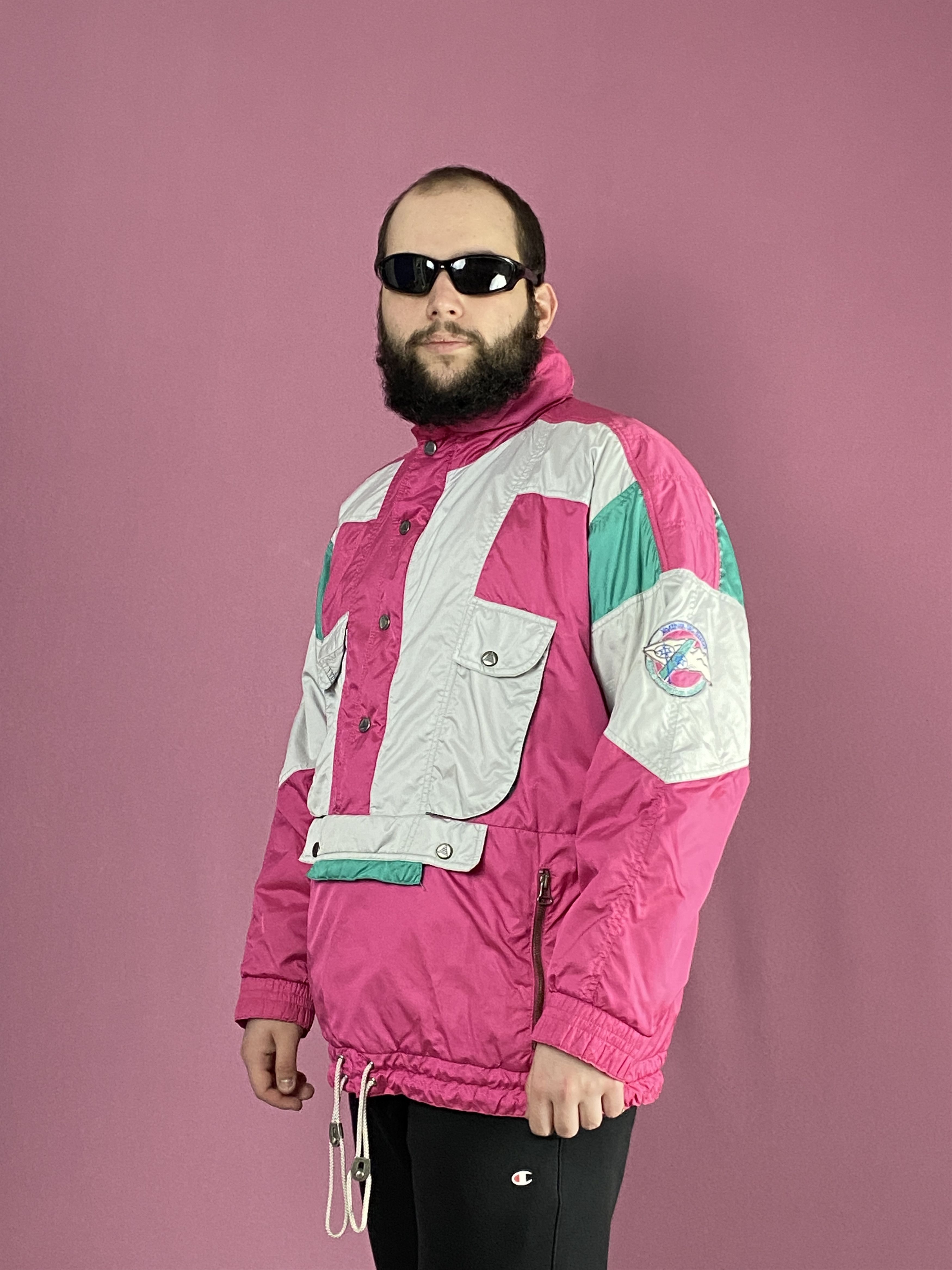Vintage 90s Kitex Vintage Men's Anorak Ski Jacket - M Size US M / EU 48-50 / 2 - 2 Thumbnail
