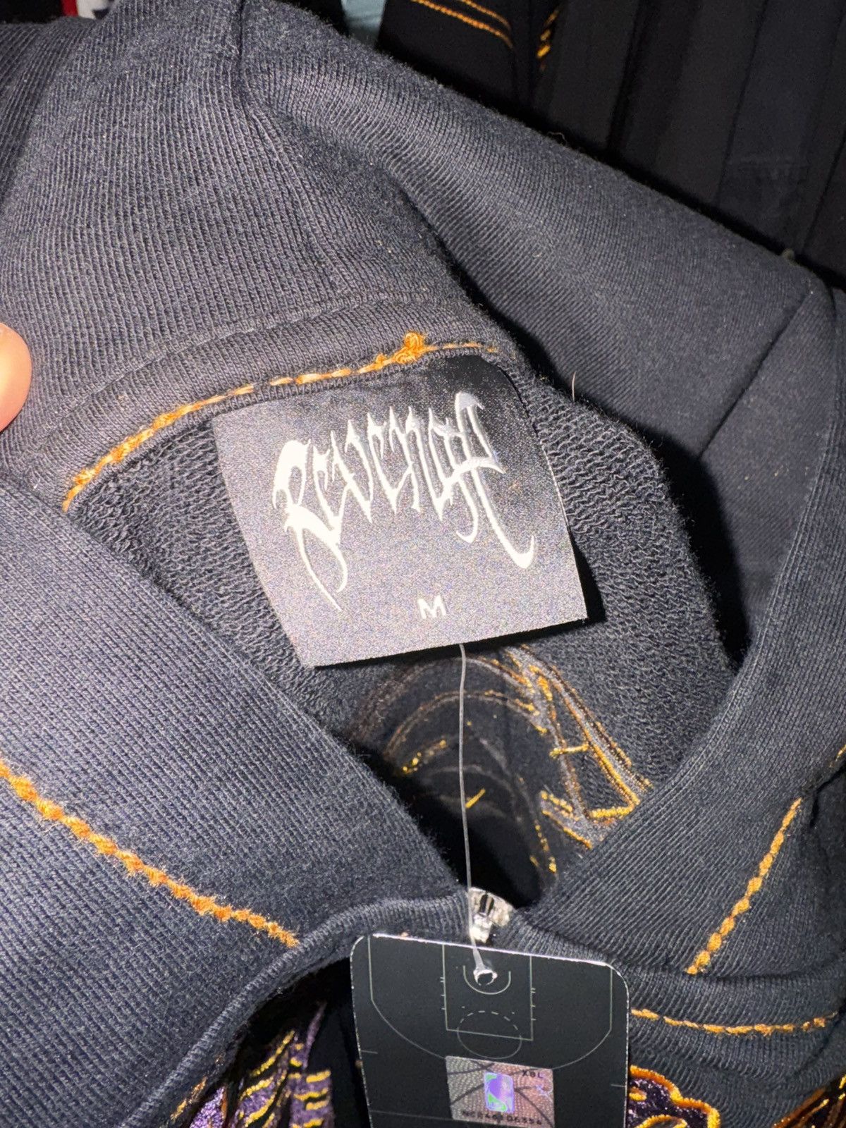 Revenge Revenge Lakers Zip-Up Hoodie Size US M / EU 48-50 / 2 - 8 Thumbnail