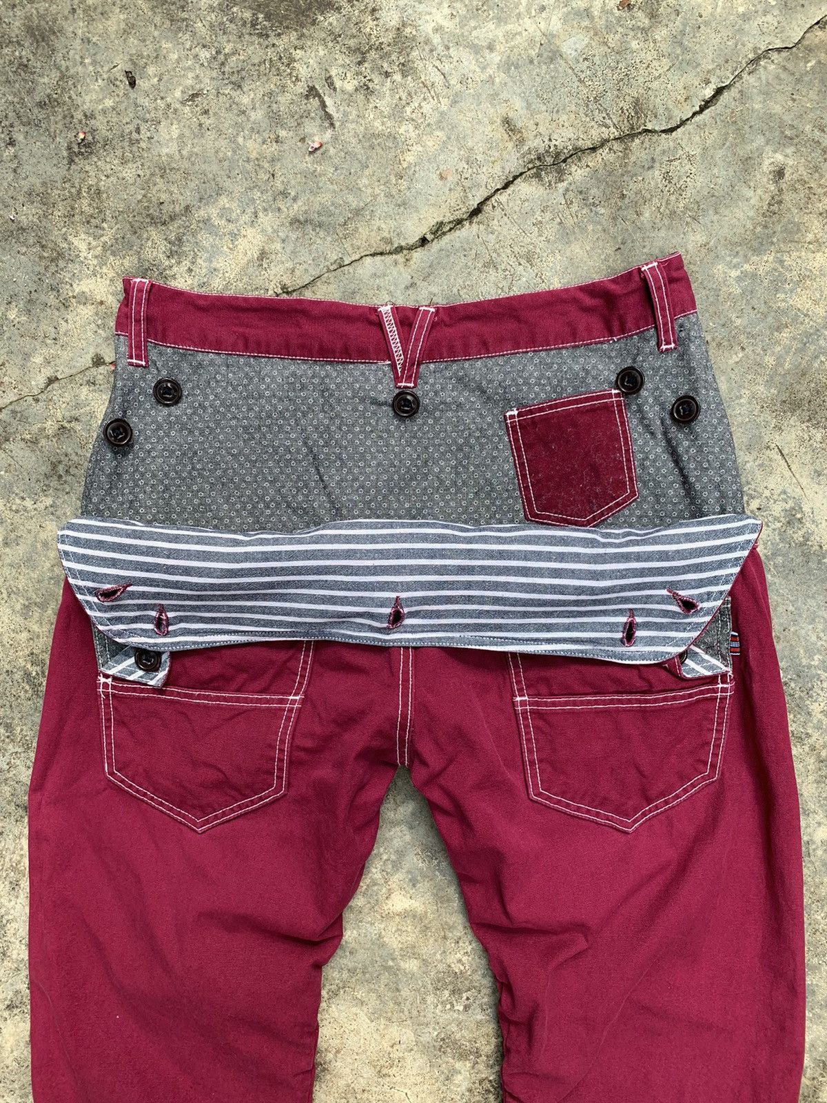 Japanese Brand × semanticdesign Semanticdesign Japan Double Waist Pants Size US 31 - 8 Thumbnail