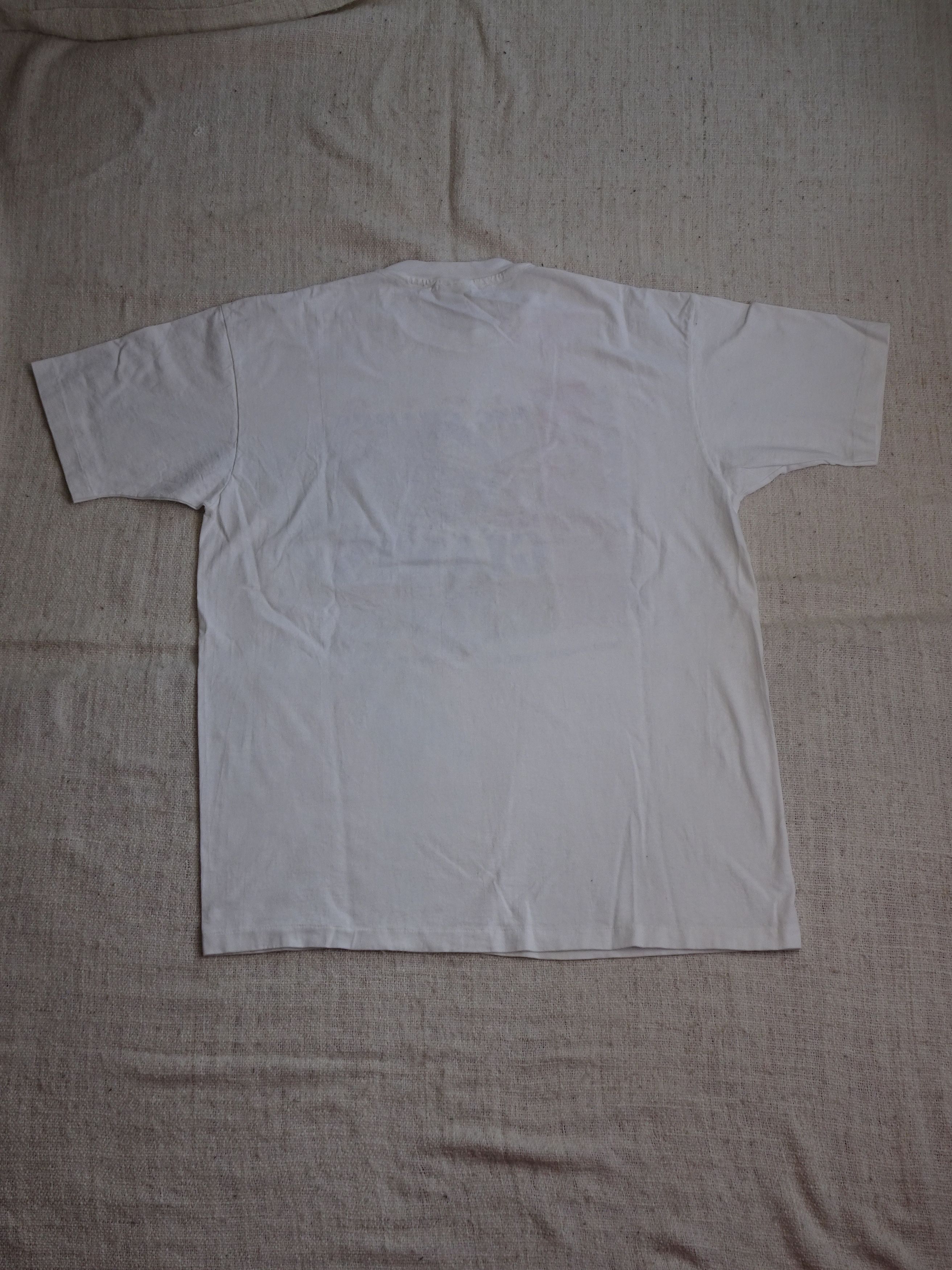 Anvil Vtg 90s Single Stitch Super Bowl XXV Giants Graphic Tee Size US XL / EU 56 / 4 - 4 Thumbnail