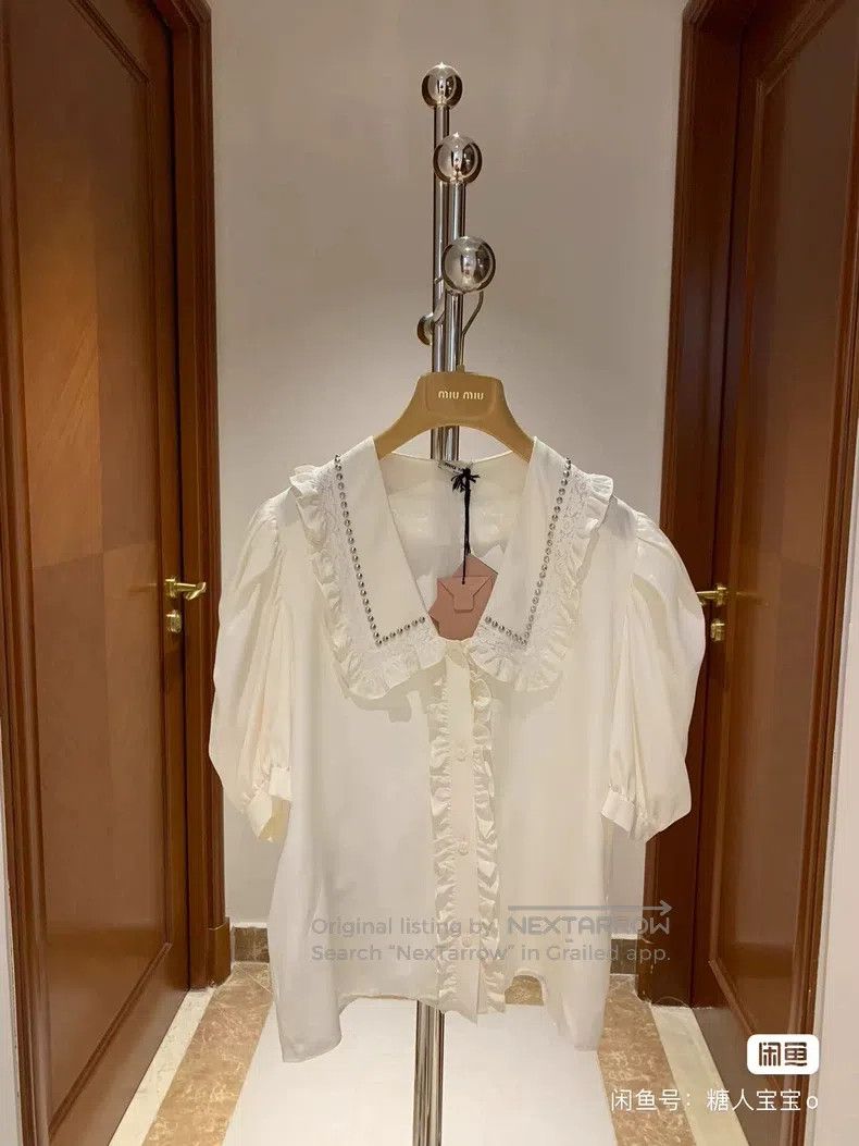 Miu Miu Miu Miu 38 short sleeves Size M / US 6-8 / IT 42-44 - 1 Thumbnail