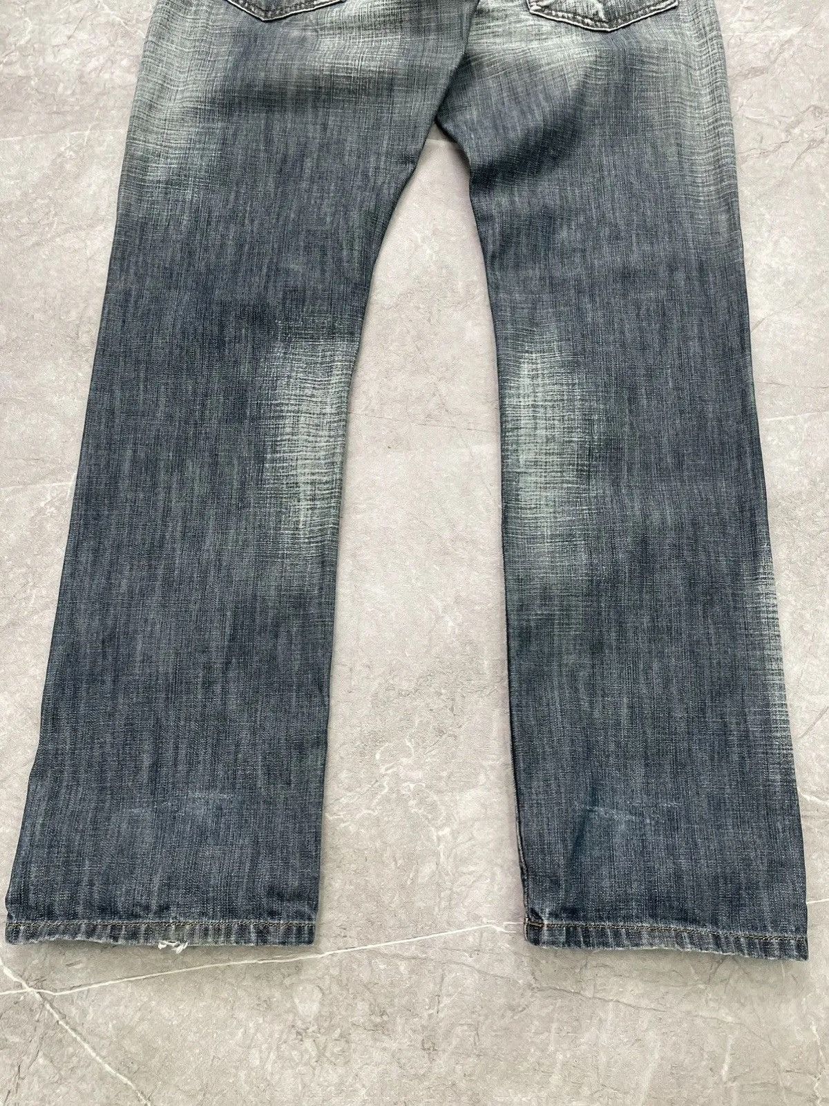 Diesel Washed wide leg Diesel style distressed jeans pants y2k Size US 32 / EU 48 - 10 Thumbnail