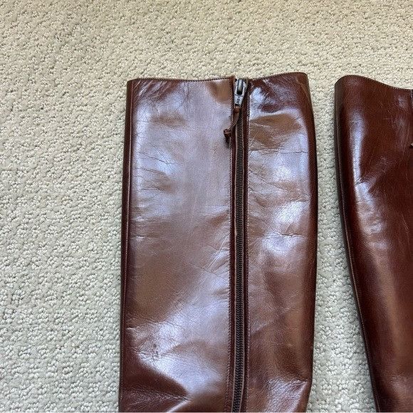Salvatore Ferragamo Salvatore Ferragamo Brown Heeled Boots Riding Size US 5.5 / IT 35.5 - 8 Thumbnail