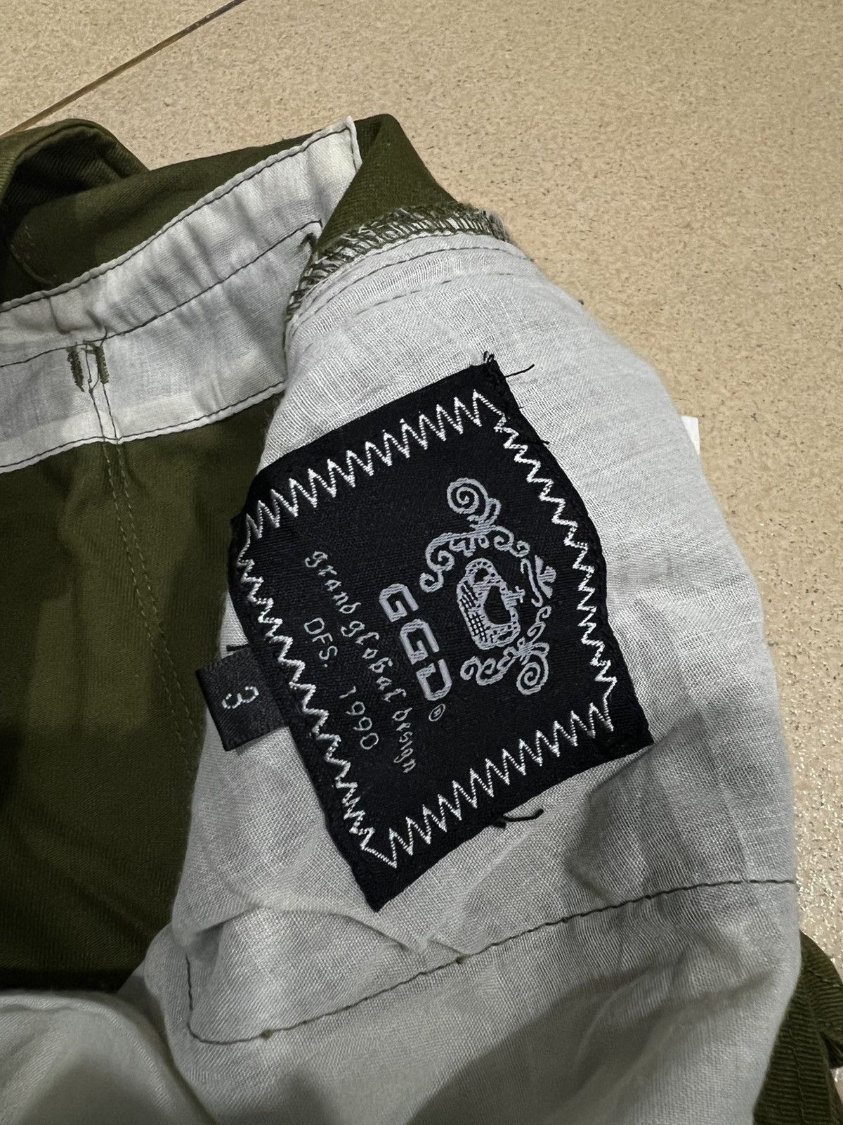 Japanese Brand GGD Cargo Pants Size US 34 / EU 50 - 11 Thumbnail