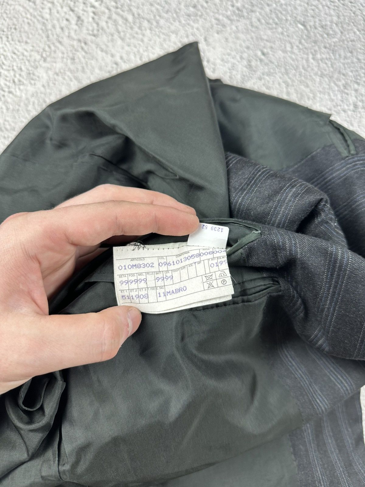 If Six Was Nine Mabro Uomo Loro Piana Wool Pinstripe Blazer 42R Old Money Size 42R - 14 Thumbnail