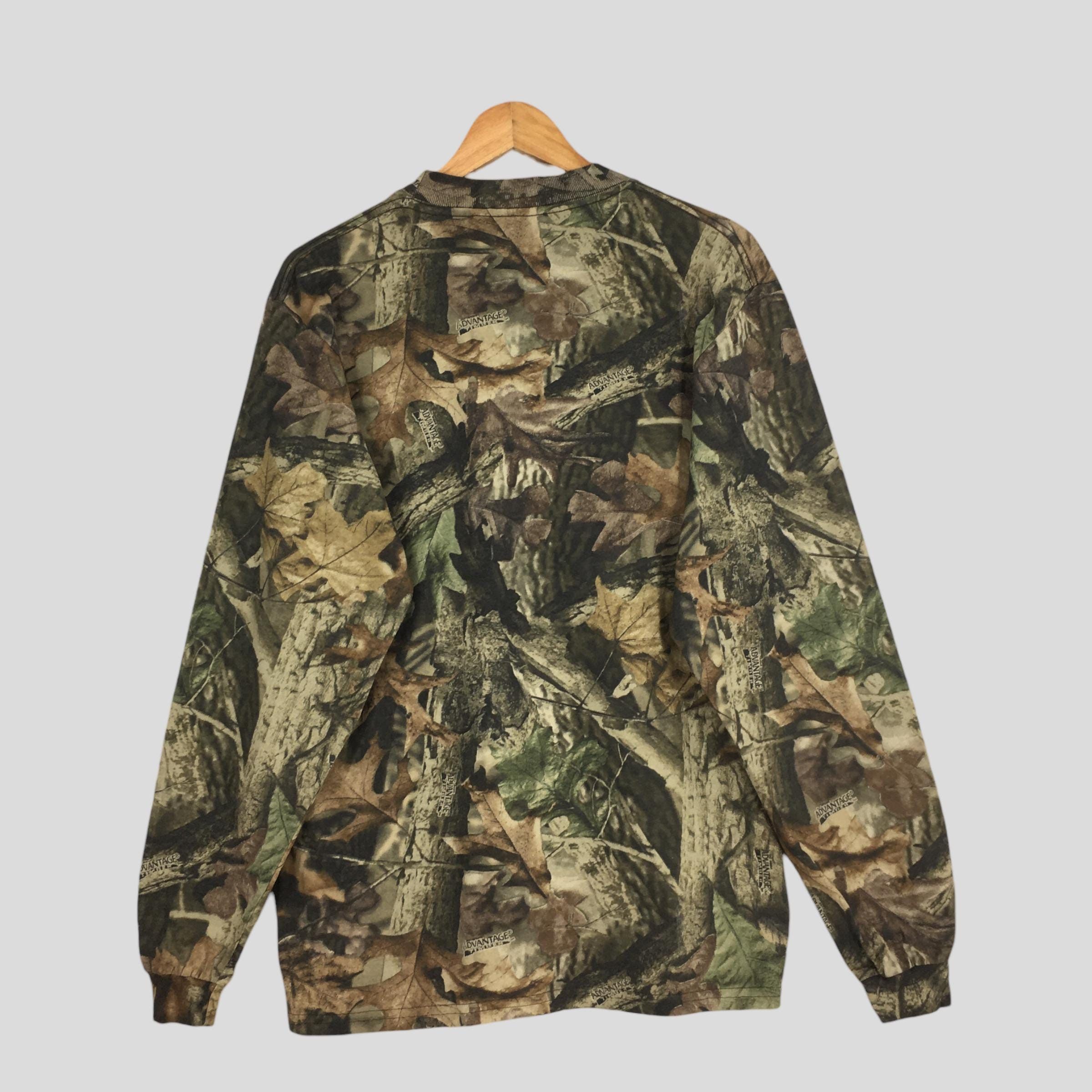 Mossy Oaks 90s Walls Mossy Oak Tree Camo Long Sleeve Tshirt Medium Size US M / EU 48-50 / 2 - 7 Thumbnail