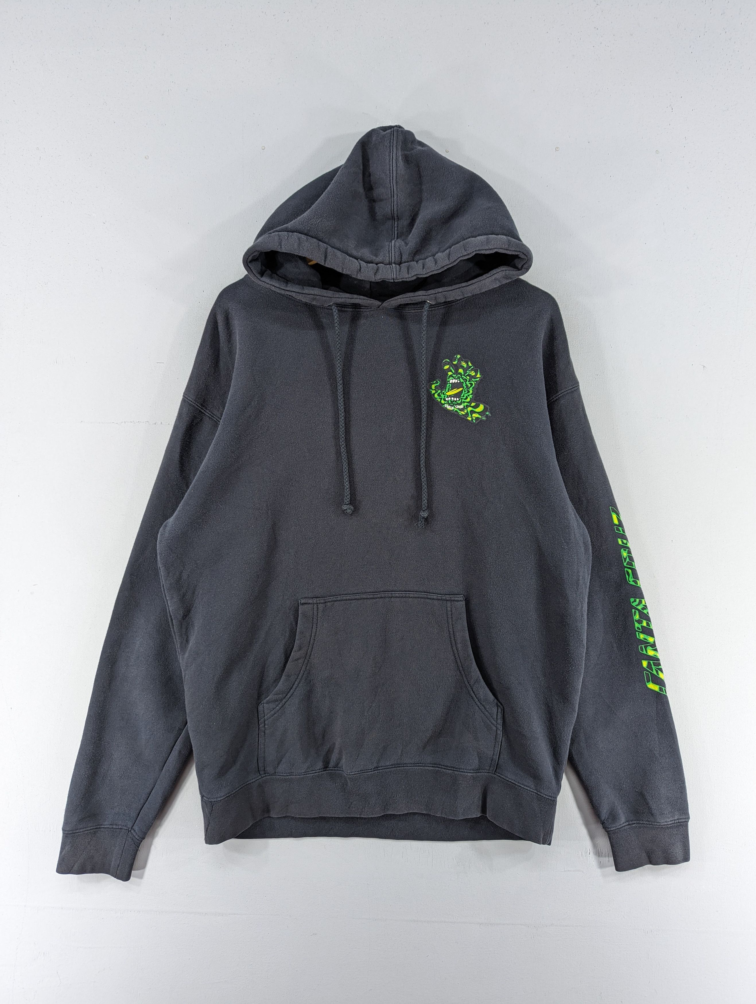 Santa Cruz Skateboards Santa Cruz Screaming Hand Distressed/Faded Black Hoodie Size US L / EU 52-54 / 3 - 9 Thumbnail