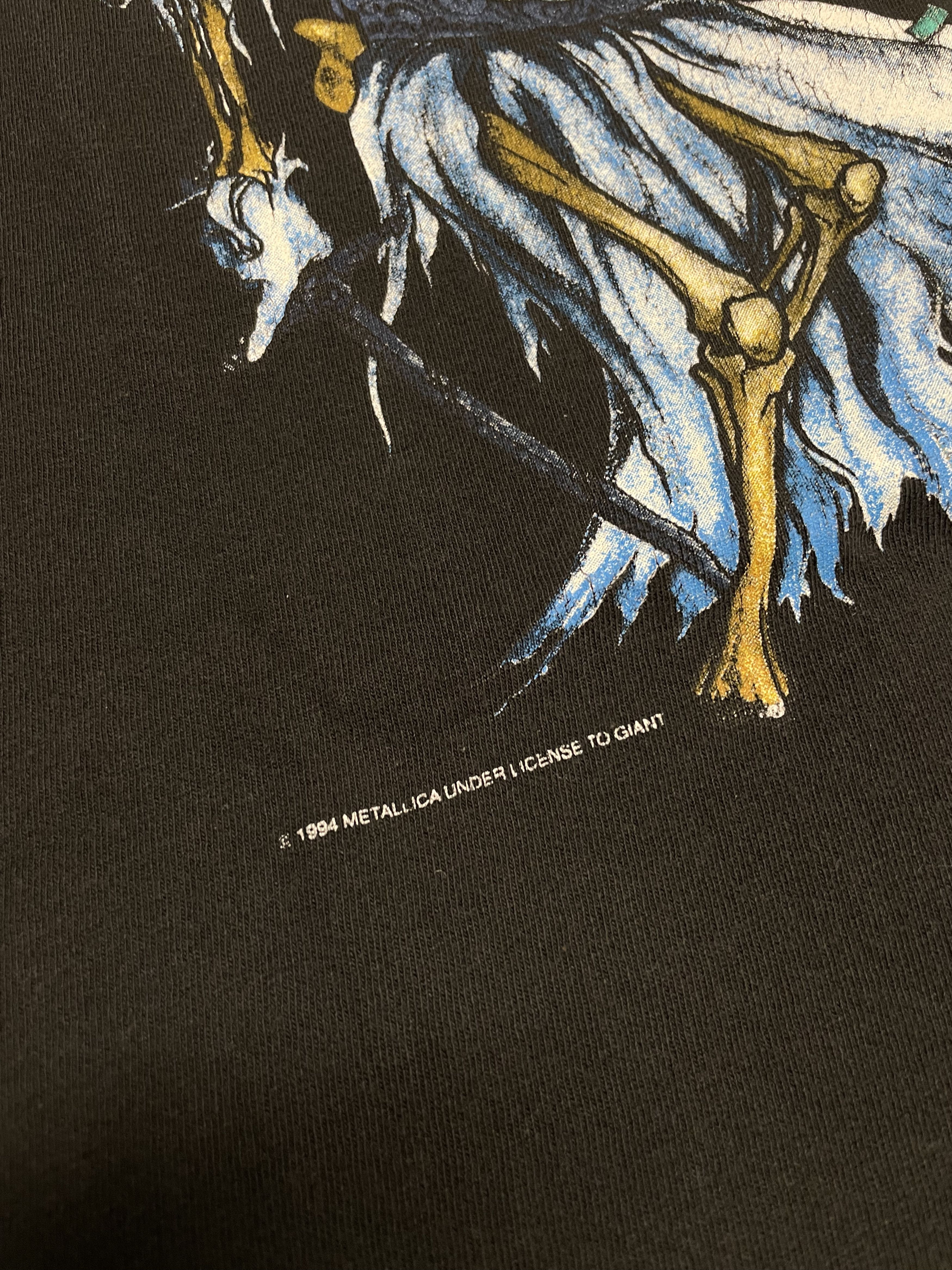 Band Tees Vintage 1994 Metallica Doris T- Shirt Giant Tag Rare Size US XL / EU 56 / 4 - 6 Thumbnail