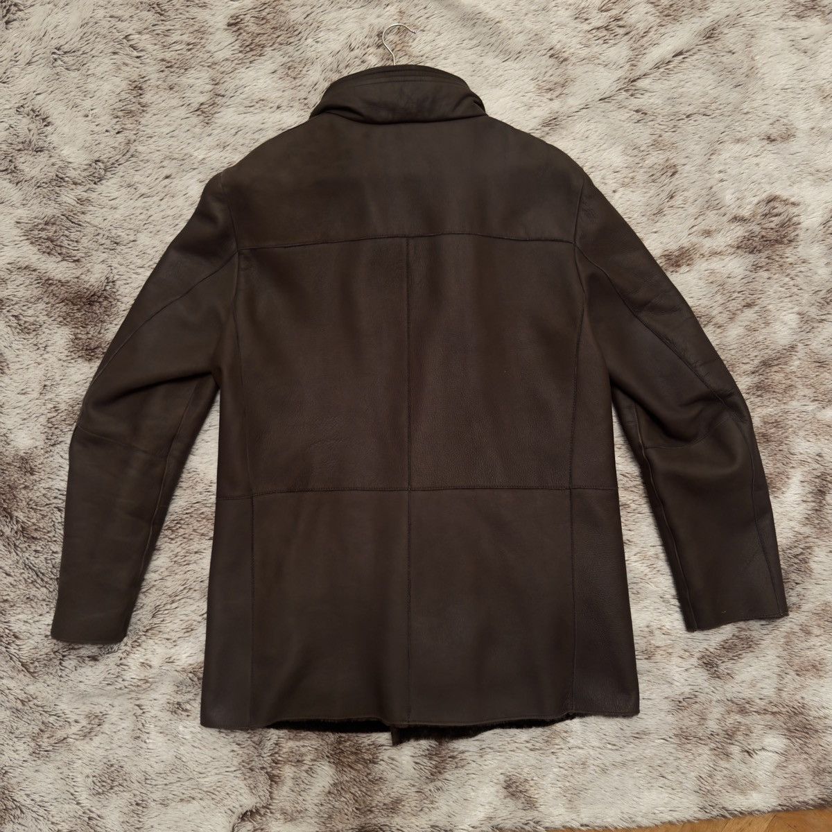 Armani Collezioni Armani Collezioni 100% Sheepskin Shearling Leather Jacket Size US L / EU 52-54 / 3 - 2 Thumbnail