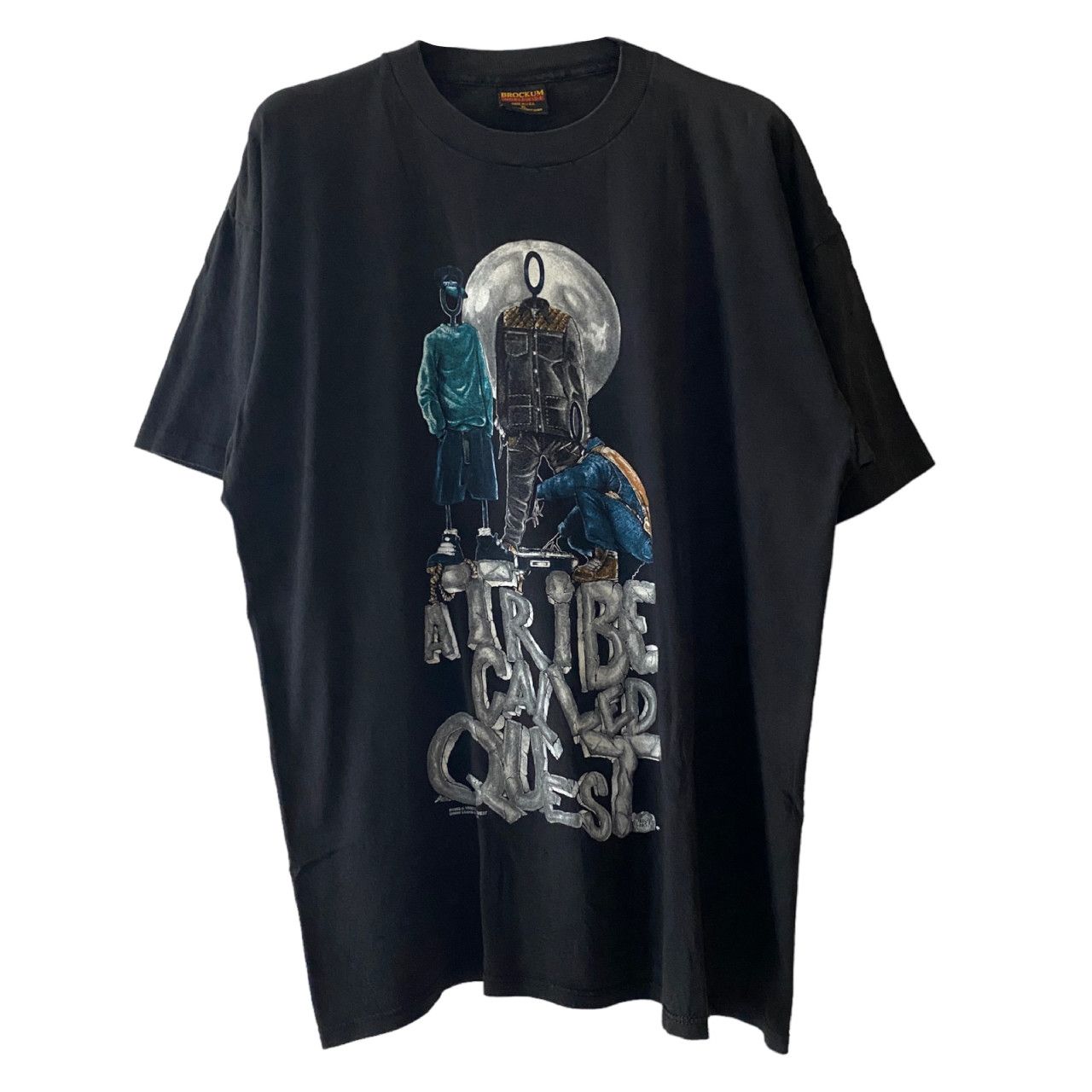 image of Rap Tees x Vintage A Tribe Called Quest 1993 Midnight Marauders Rap Tee in Black, Men's (Size XL)