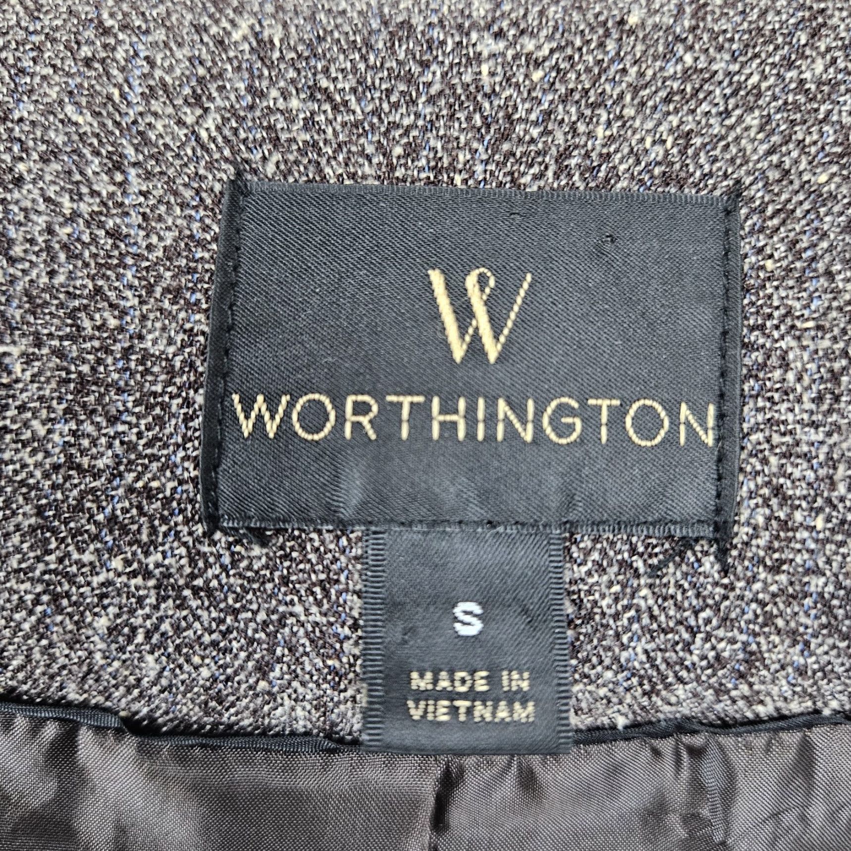 Worthington Worthington Brown 1 Button Jacket 2 Piece Slit Skirt Suit Set Outfit S Women Size 28" / US 6 / IT 42 - 3 Thumbnail