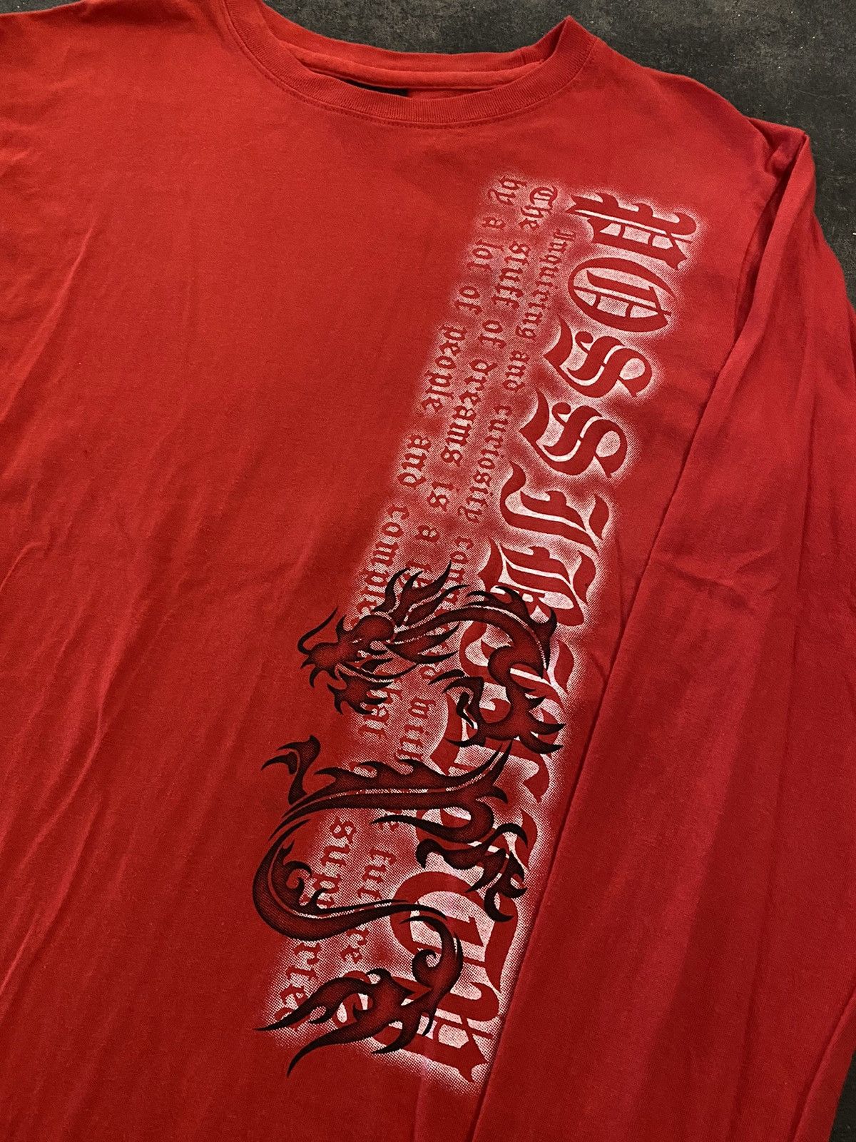 Hysteric Glamour × If Six Was Nine × Le Grande Bleu (L.G.B.) Y2k Bay Leaf Dragon ifsixwasnine punk long sleeve Size US M / EU 48-50 / 2 - 3 Thumbnail