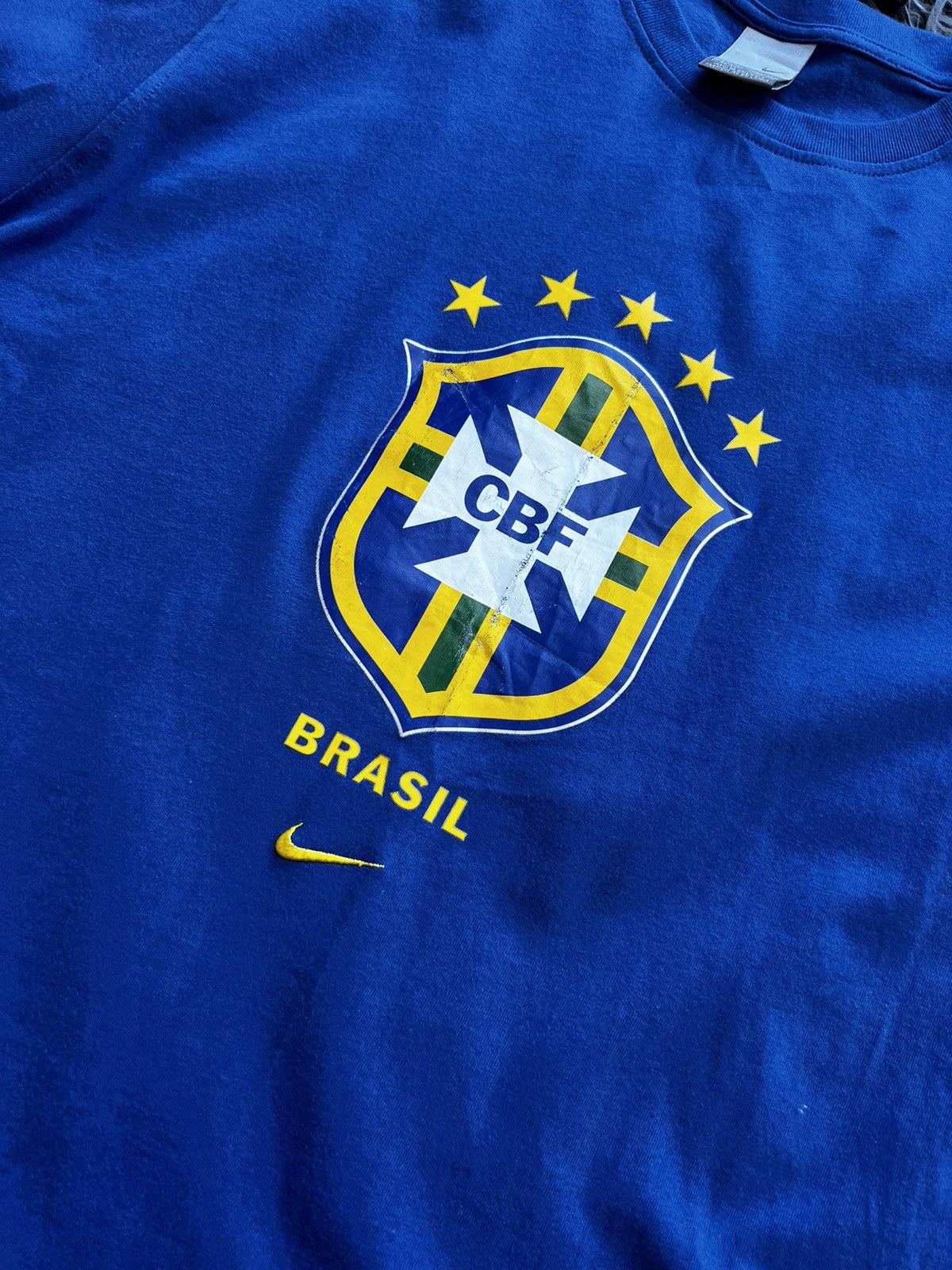 Nike VERY RARE vintage nike brasil tshirt 00s size XL Size US XL / EU 56 / 4 - 2 Thumbnail