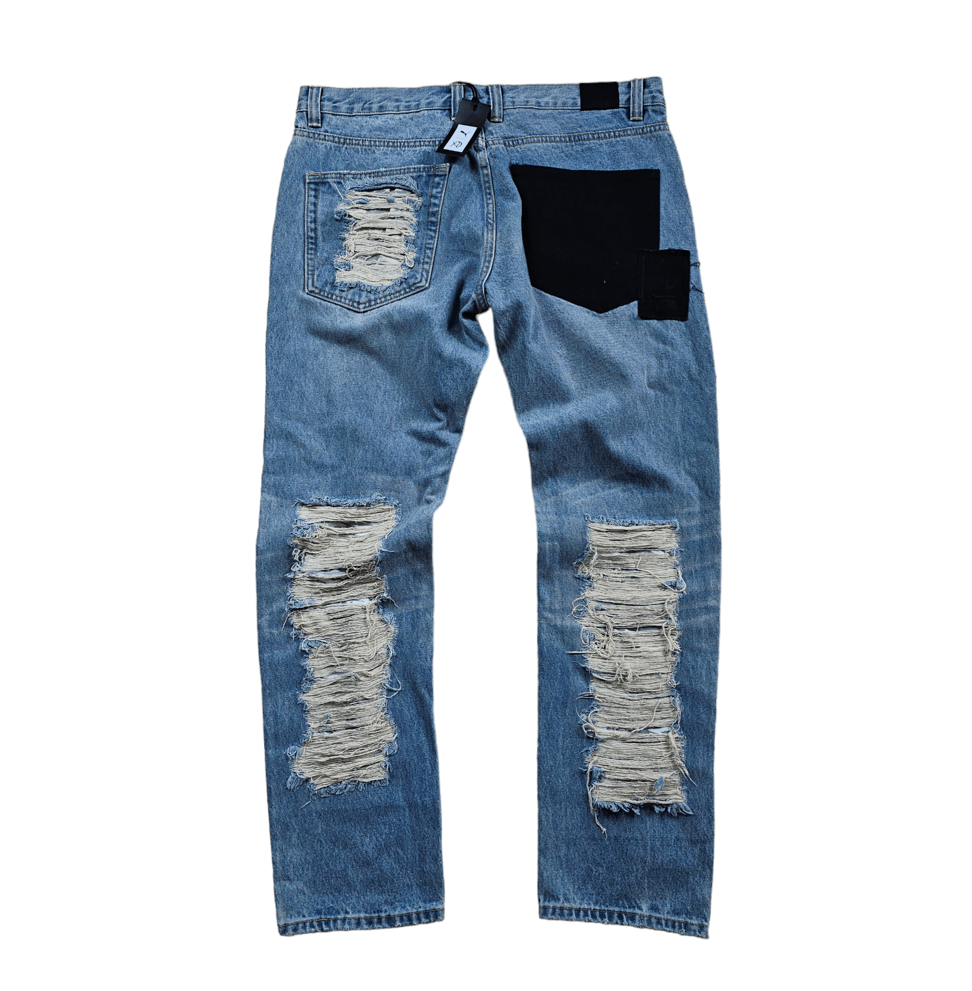 Puma The Weeknd XO PUMA X THE WEEKEND STRAIGHT BAGGY JEANS PANTS Y2K 36 Grailed