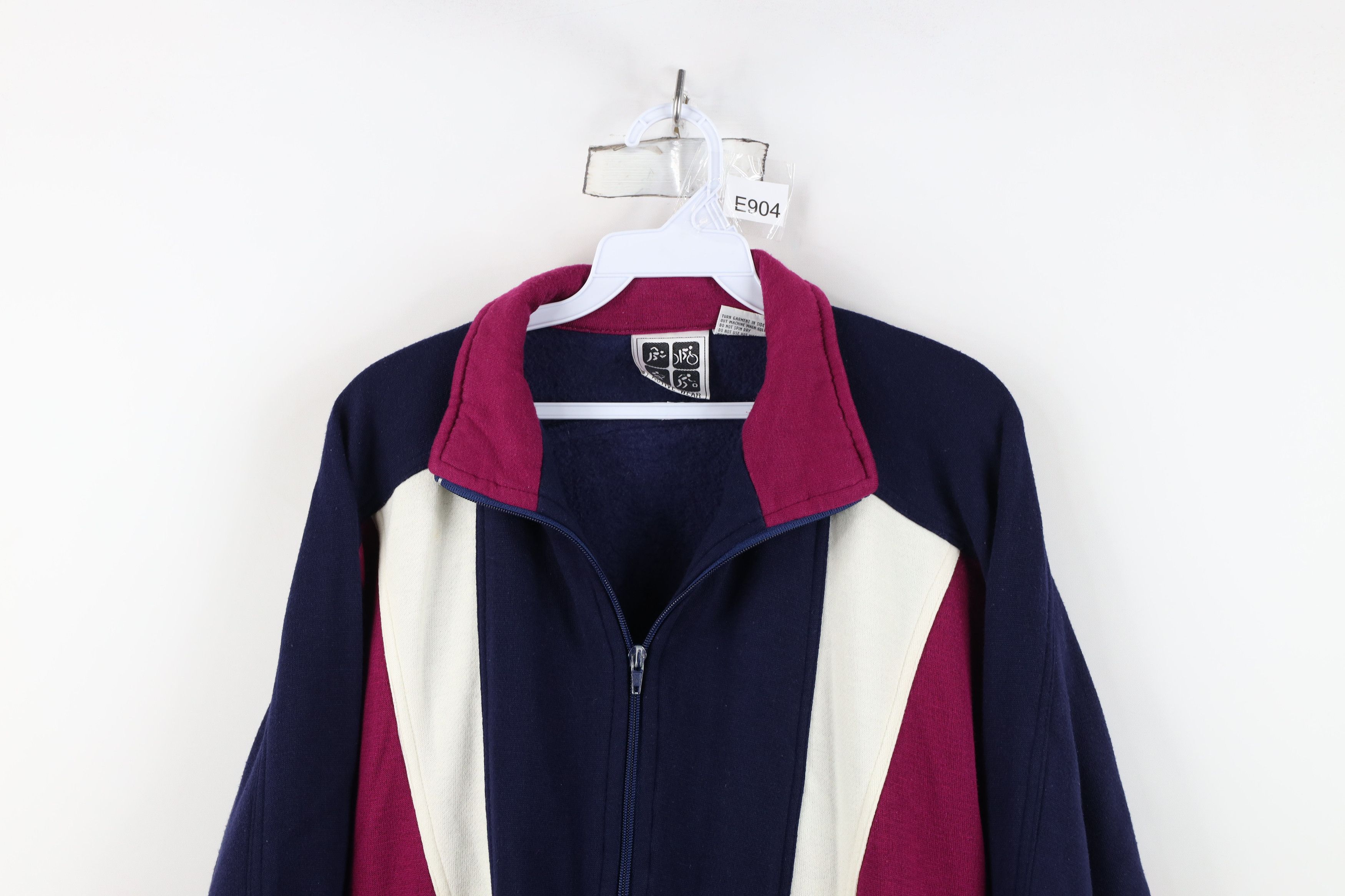 Vintage Vintage 90s Streetwear Block Tennis Track Warm Up Jacket Size M / US 6-8 / IT 42-44 - 2 Thumbnail