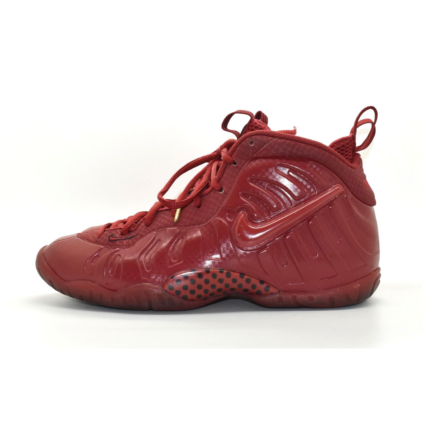 Nike NIKE Little Posite Pro GS Red/Black Shoes 644792-601 Size 6Y Size US 6 / EU 39 - 3 Thumbnail
