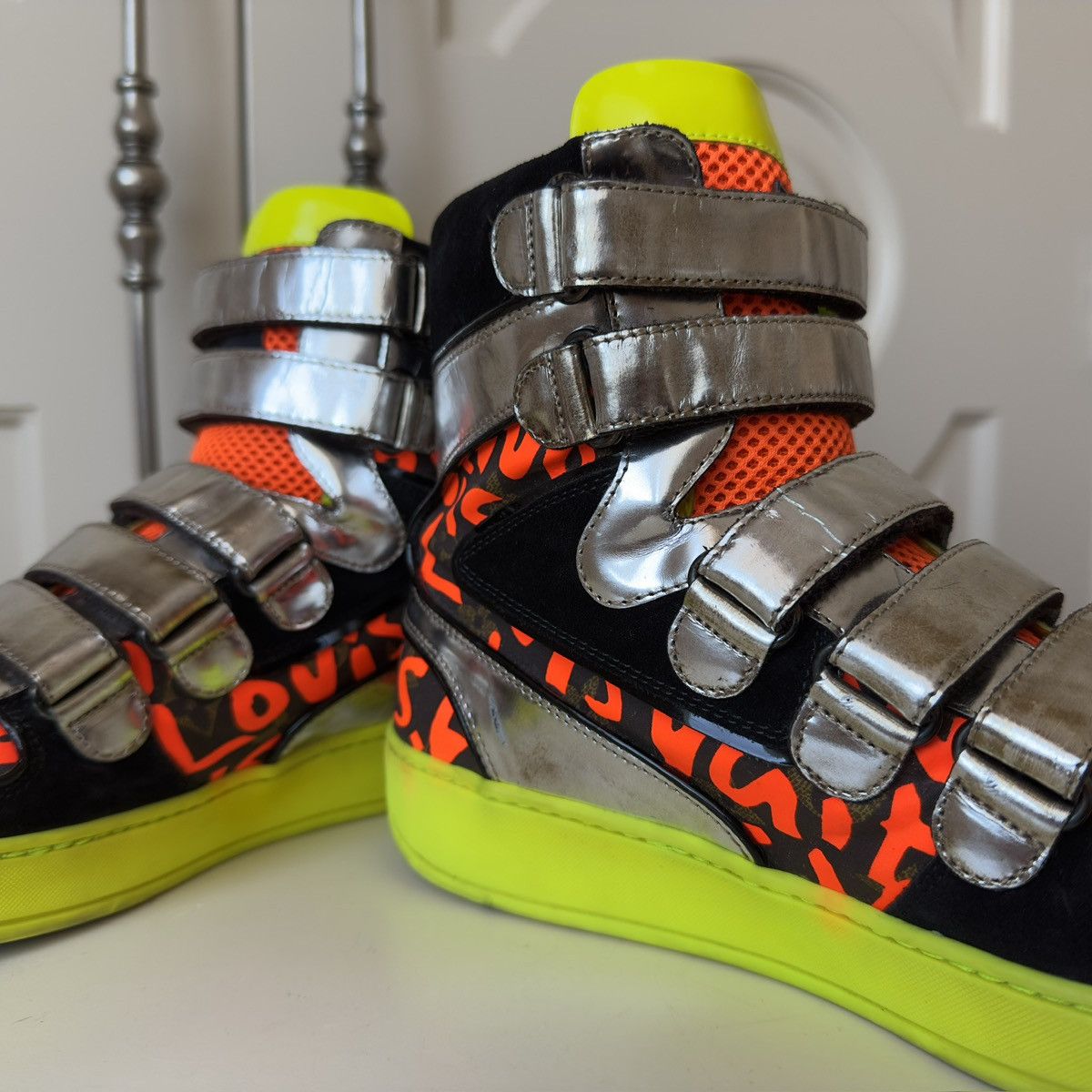 Louis Vuitton × Stephen Sprouse Louis Vuitton x Stephen Sprouse Graffiti High-Top Sneakers Size US 9.5 / EU 42-43 - 7 Thumbnail