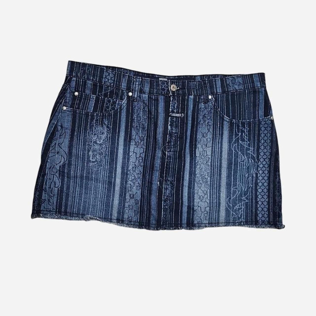 Marithe + Francois Girbaud y2k grunge mcbling marithe francois girbaud mini skirt Size 32" / US 10 / IT 46 - 1 Thumbnail