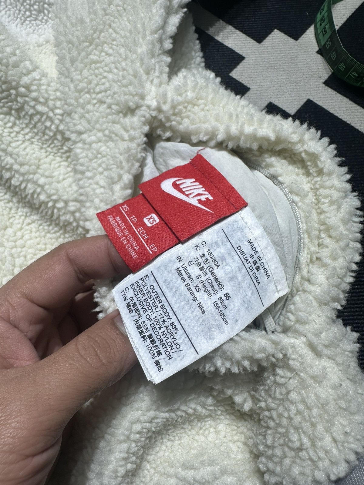 Nike Nike Reversible Sherpa Jacket Size US XS / EU 42 / 0 - 10 Thumbnail