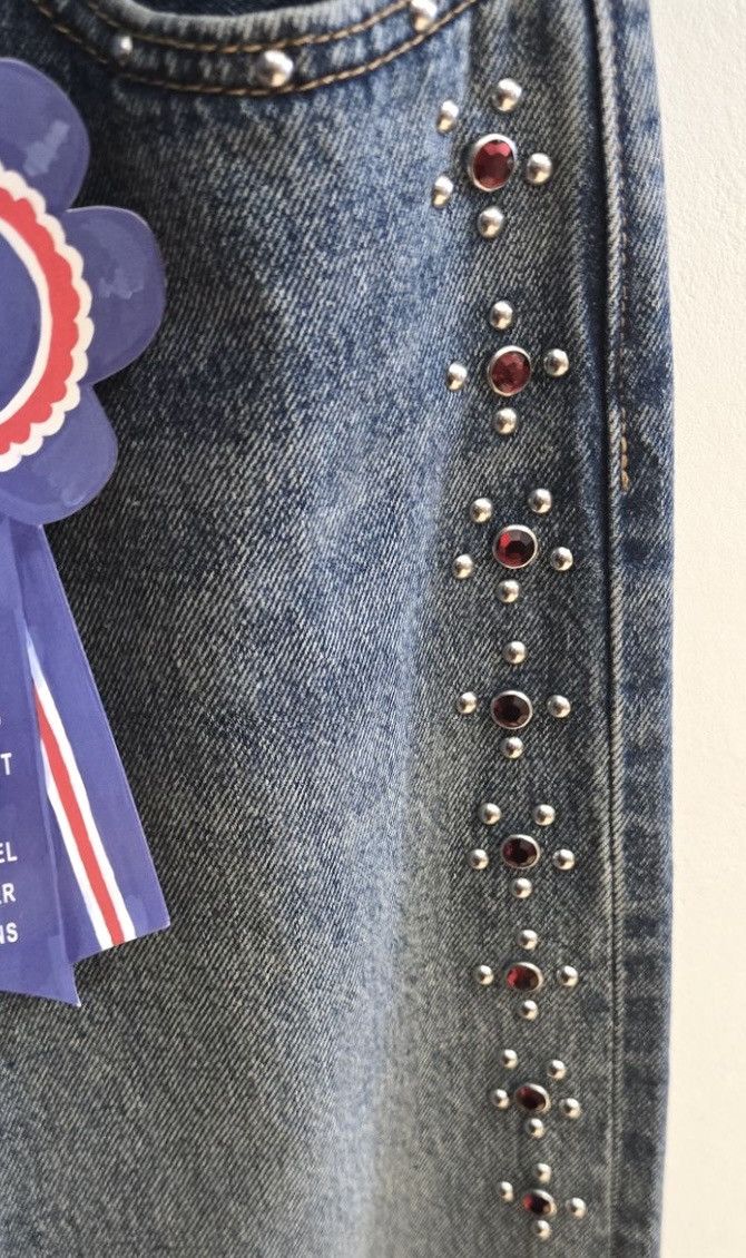 Bode Bode x Levis Barrel Racer Studded Denim Jeans 30 [NEW] Size US 30 / EU 46 - 4 Thumbnail
