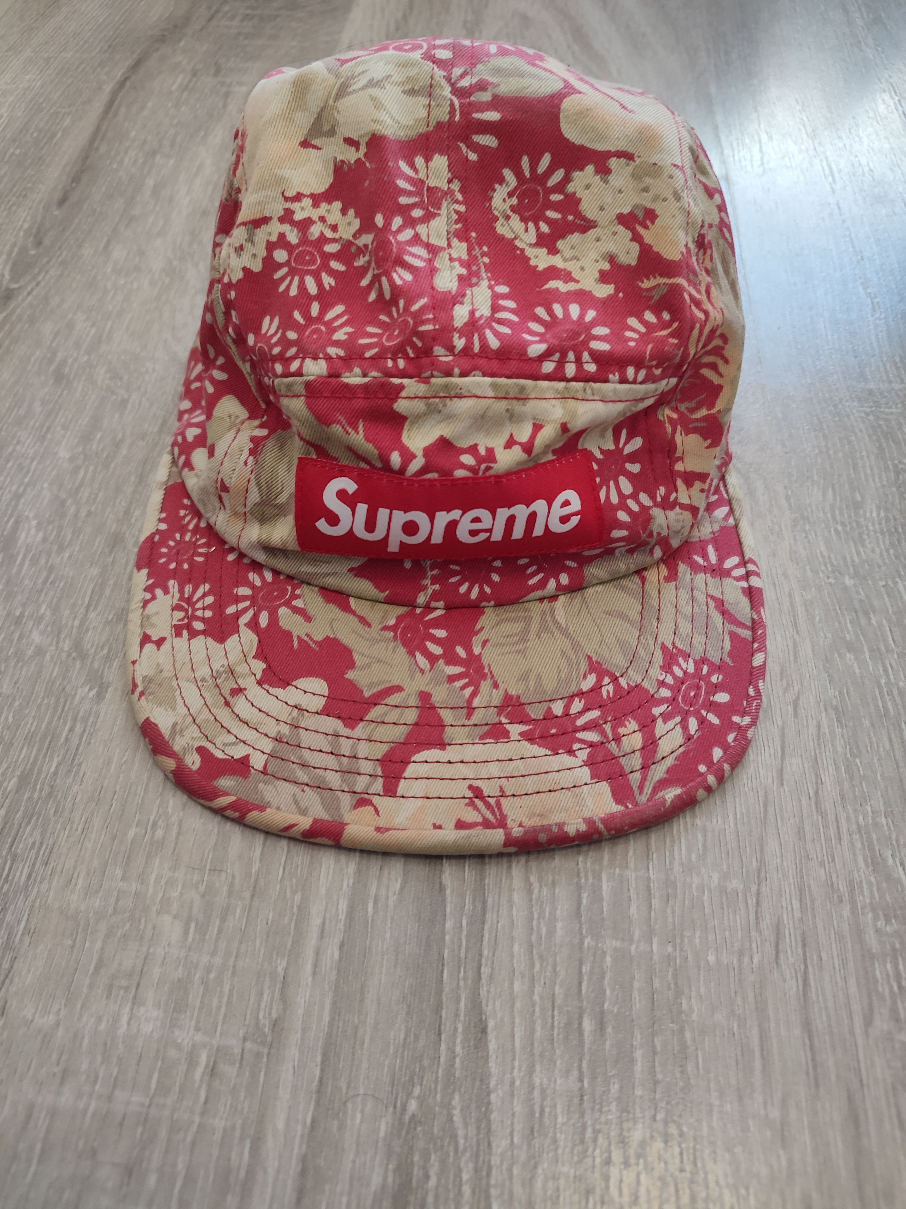 Supreme Supreme Camp Cap Hat 5-Panel BOGO Box Logo Rare Floral Size ONE SIZE - 1 Thumbnail